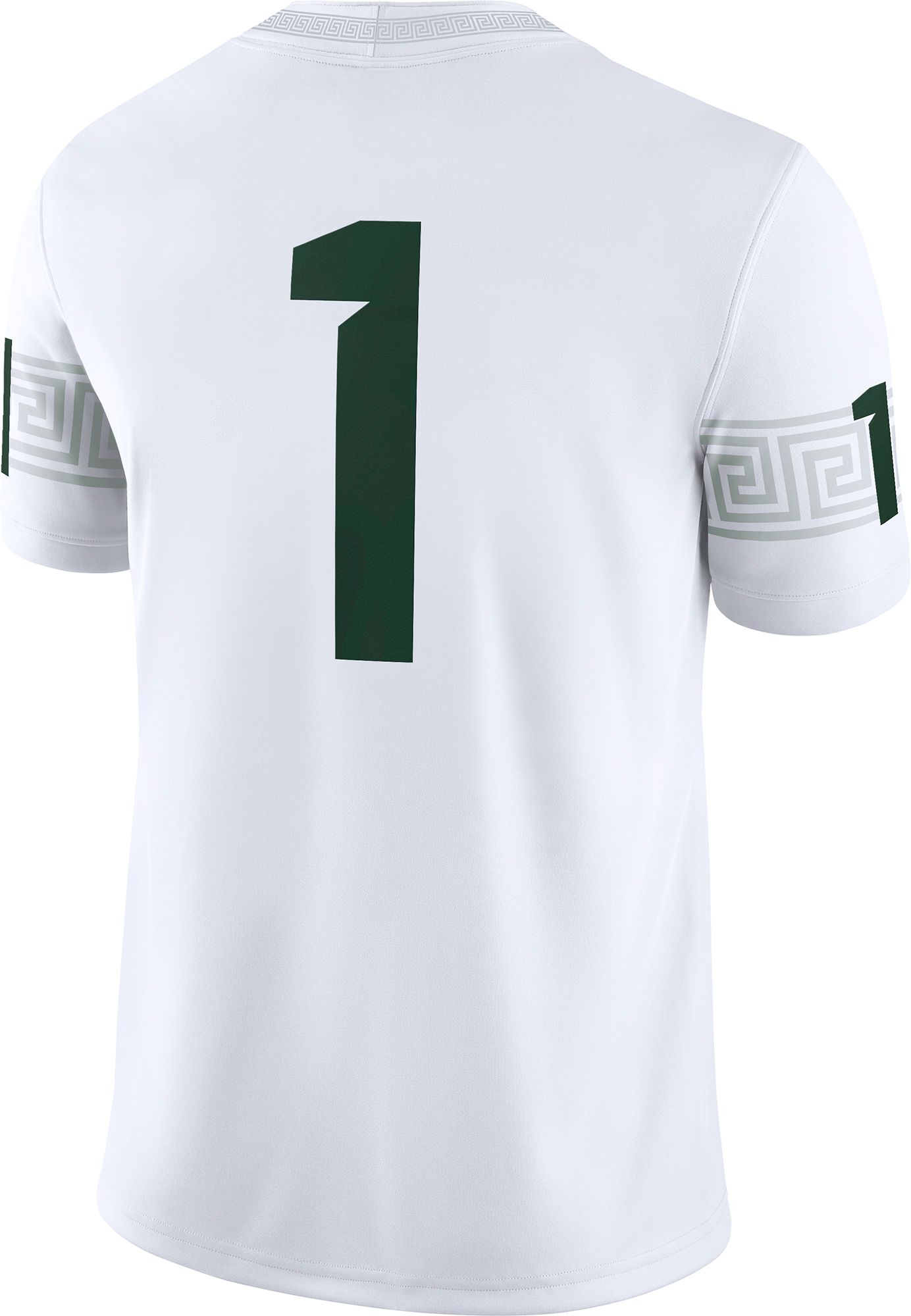 Nike Men's Michigan State Spartans #1 White Dri-FIT Replica Football Game Jersey product image