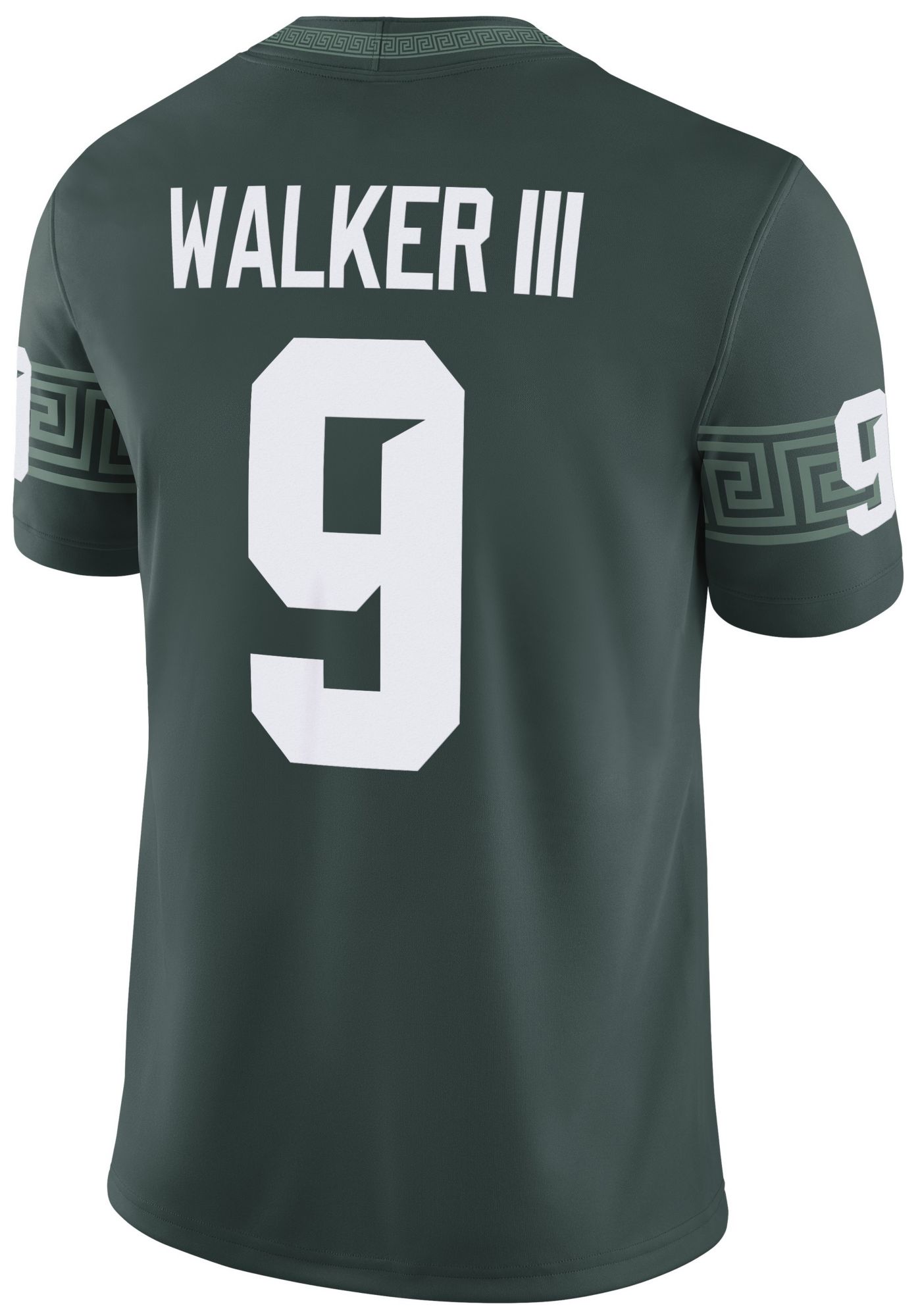 Nike Men's Michigan State Spartans Kenneth Walker III #9 Green Jersey product image