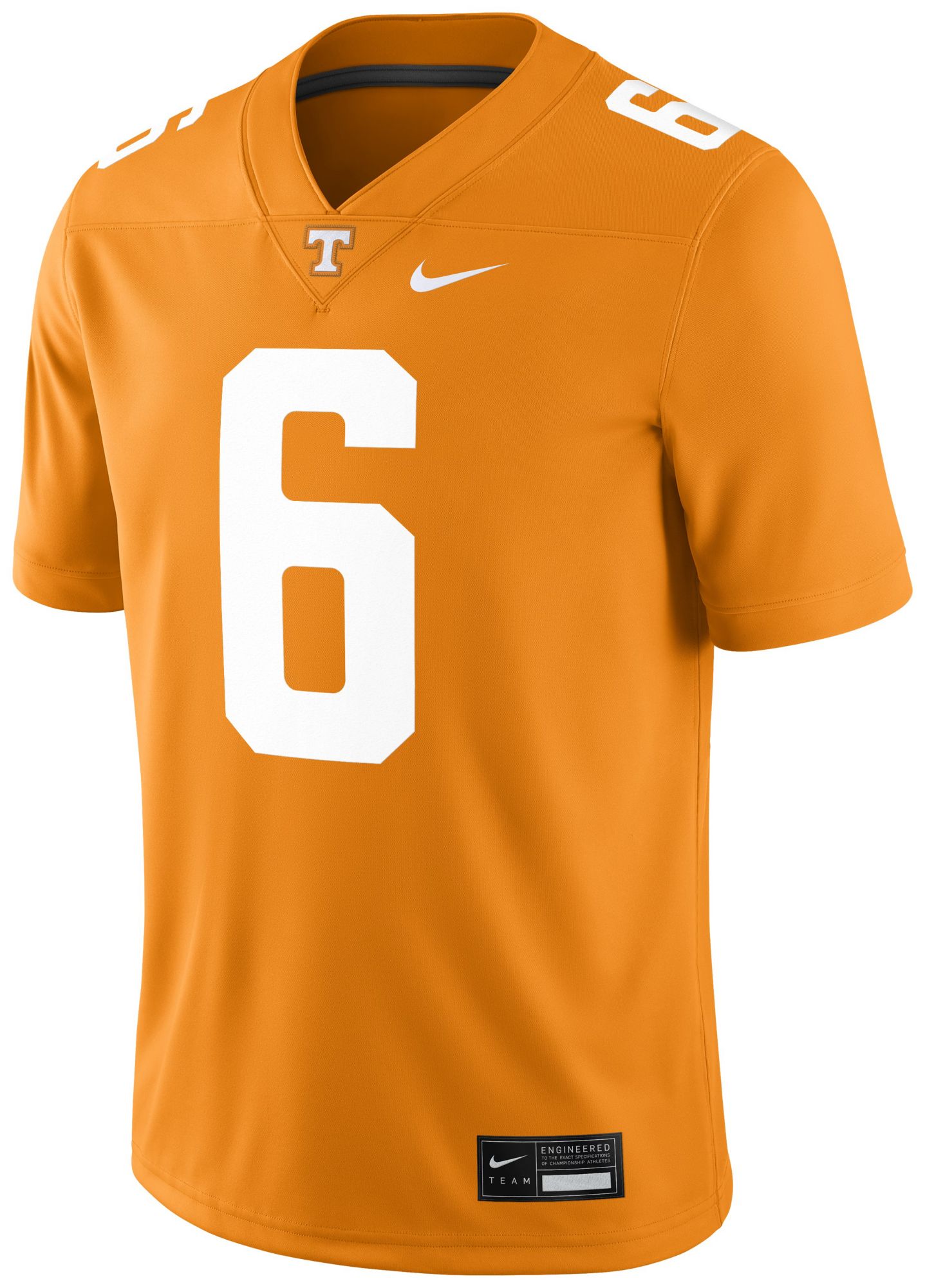 Nike Men's Tennessee Volunteers Alvin Kamara #6 Tennessee Orange Dri-FIT Replica Football Game Jersey product image