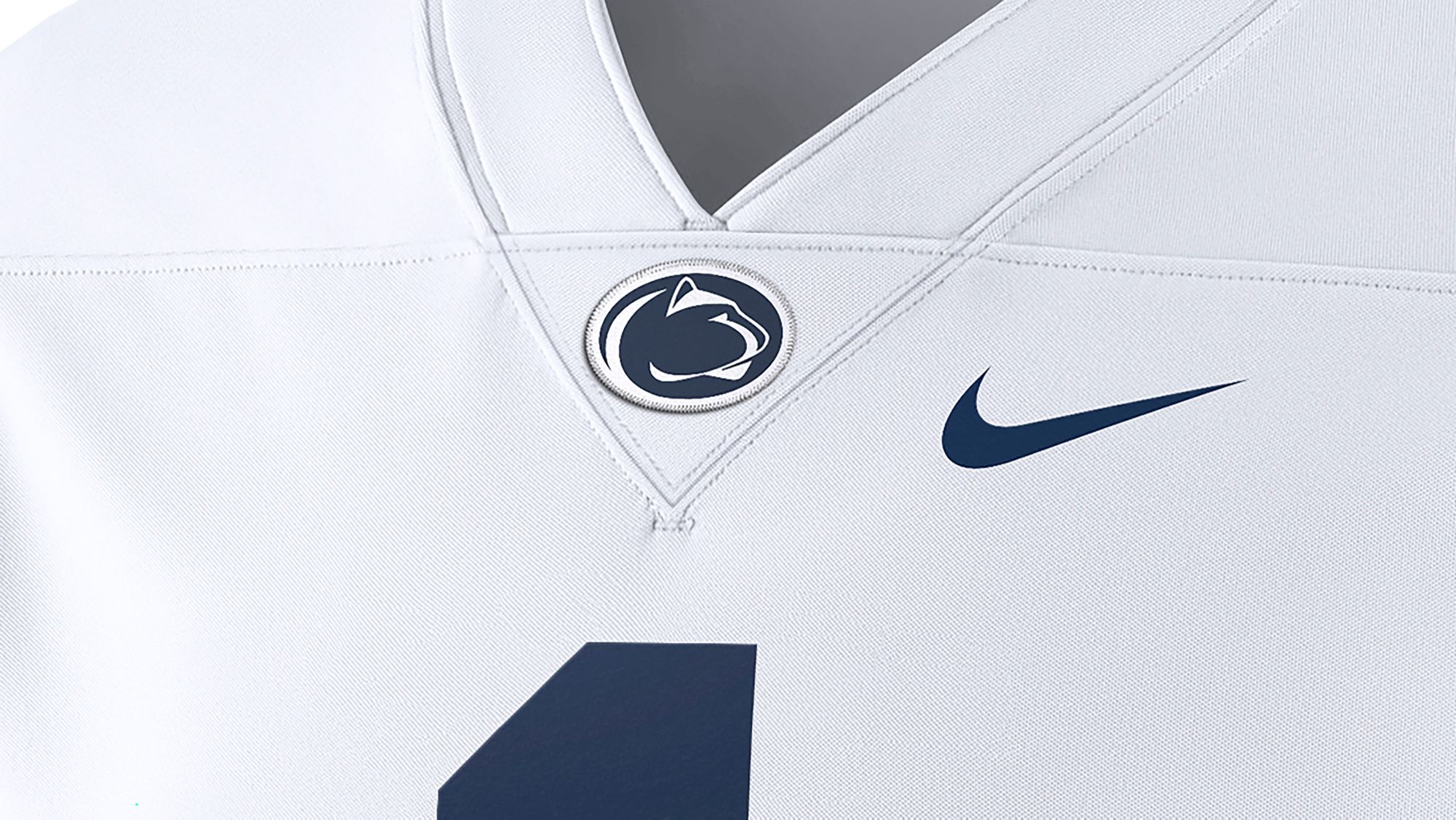Nike Men's Penn State Nittany Lions #1 White Dri-FIT Replica Football Game Jersey product image