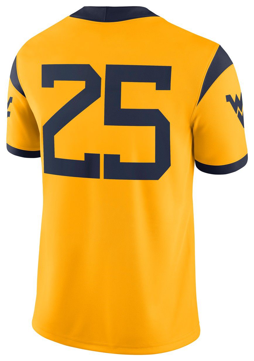Nike Men's West Virginia Mountaineers  Gold Replica Alternate Football Jersey product image