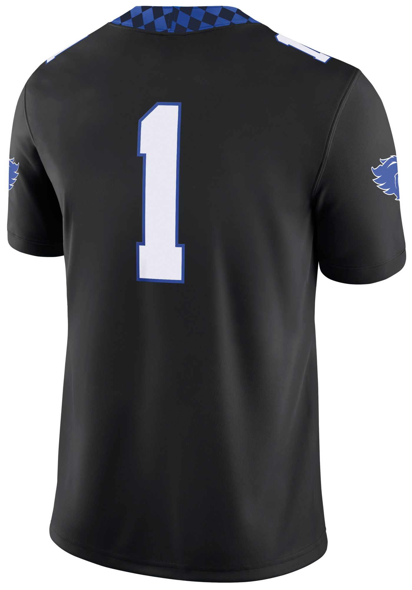 Nike Men s Kentucky Wildcats 1 Black Dri FIT Replica Football Game Jersey Dick s Sporting Goods