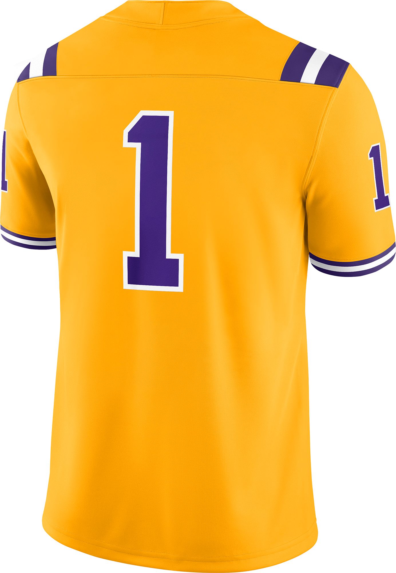 Nike Men's LSU Tigers #1 Gold Dri-FIT Replica Alternate Football Game Jersey product image