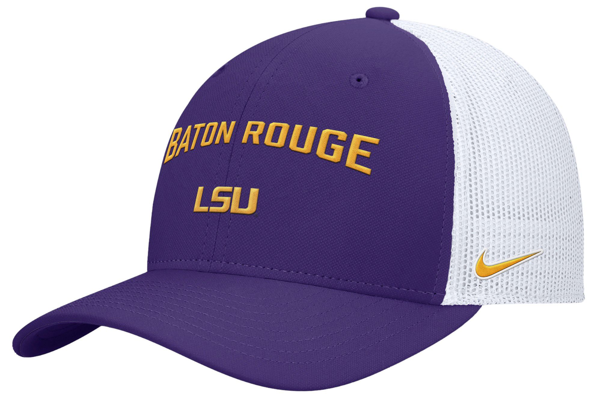 Nike Men's LSU Tigers Purple Rise Adjustable Trucker Hat product image