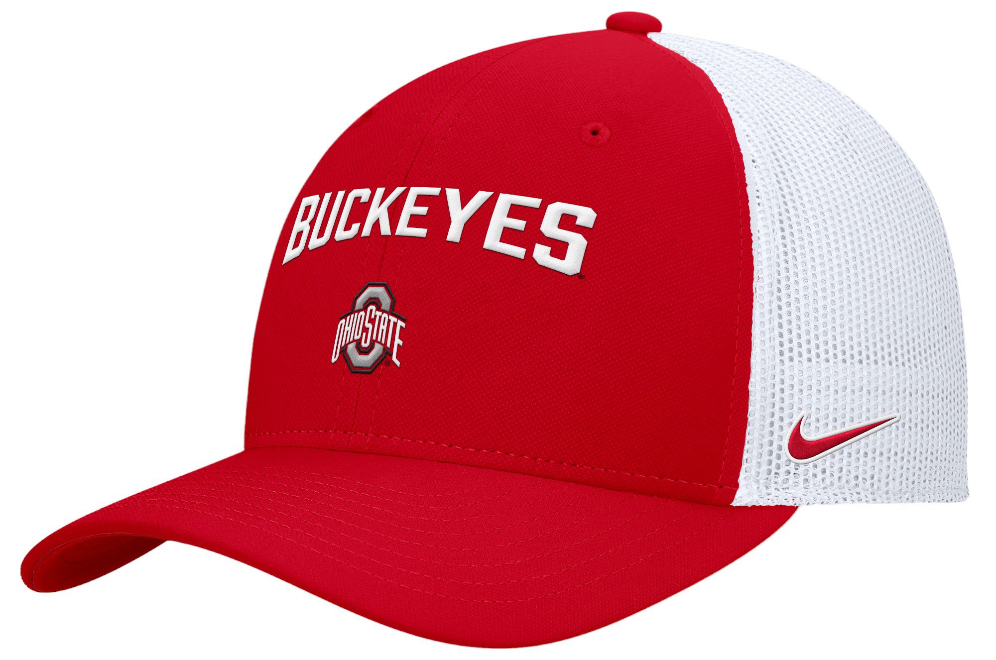 Nike Men's Ohio State Buckeyes Scarlet Rise Adjustable Trucker Hat product image