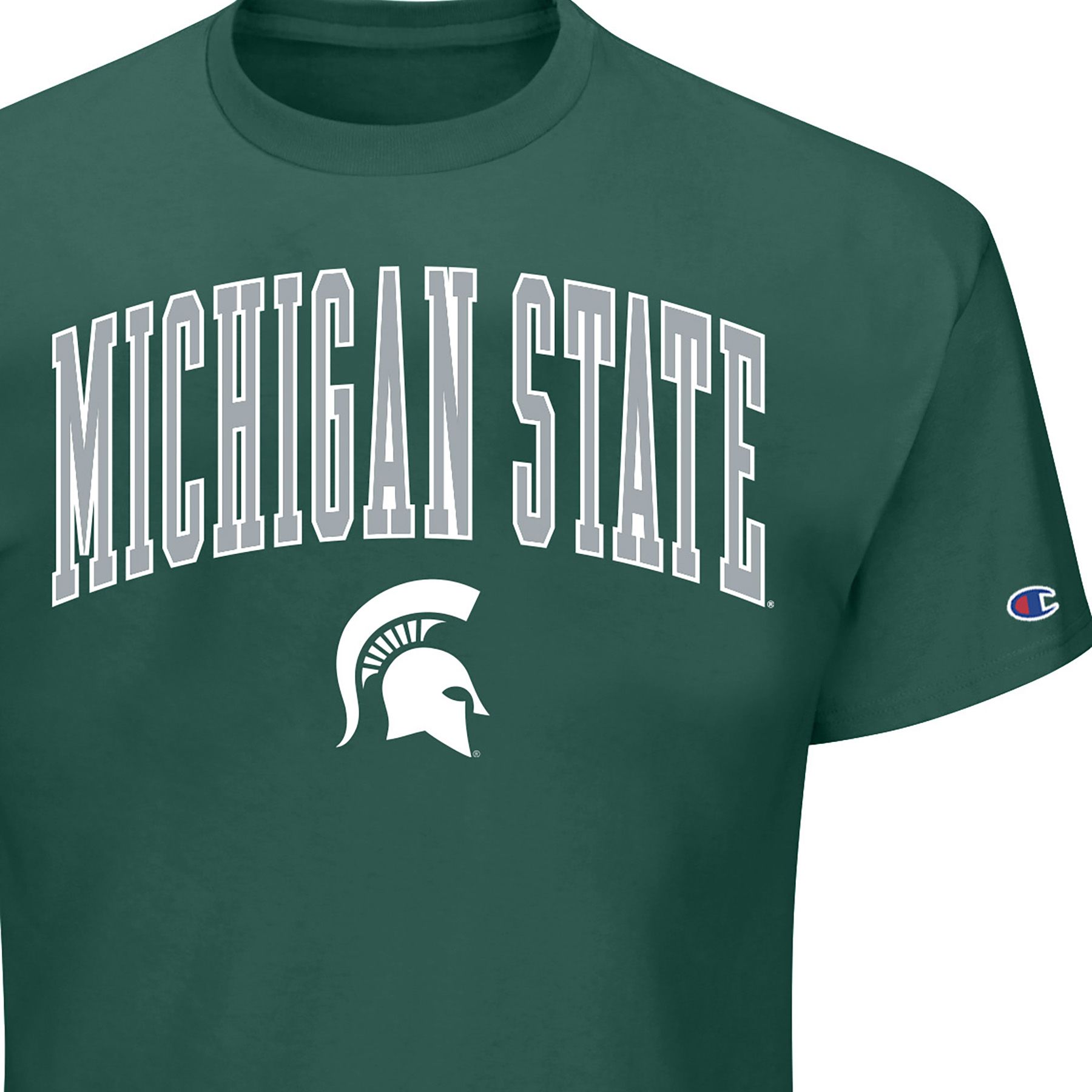 Champion Men's Big & Tall Michigan State Spartans Dark Green T-Shirt product image