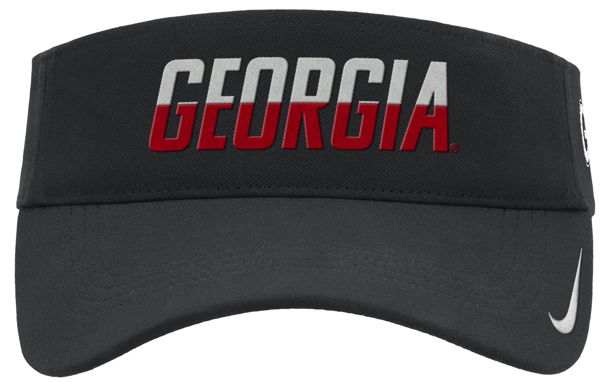Nike Adult Georgia Bulldogs Black Ace Practice Visor Cap product image