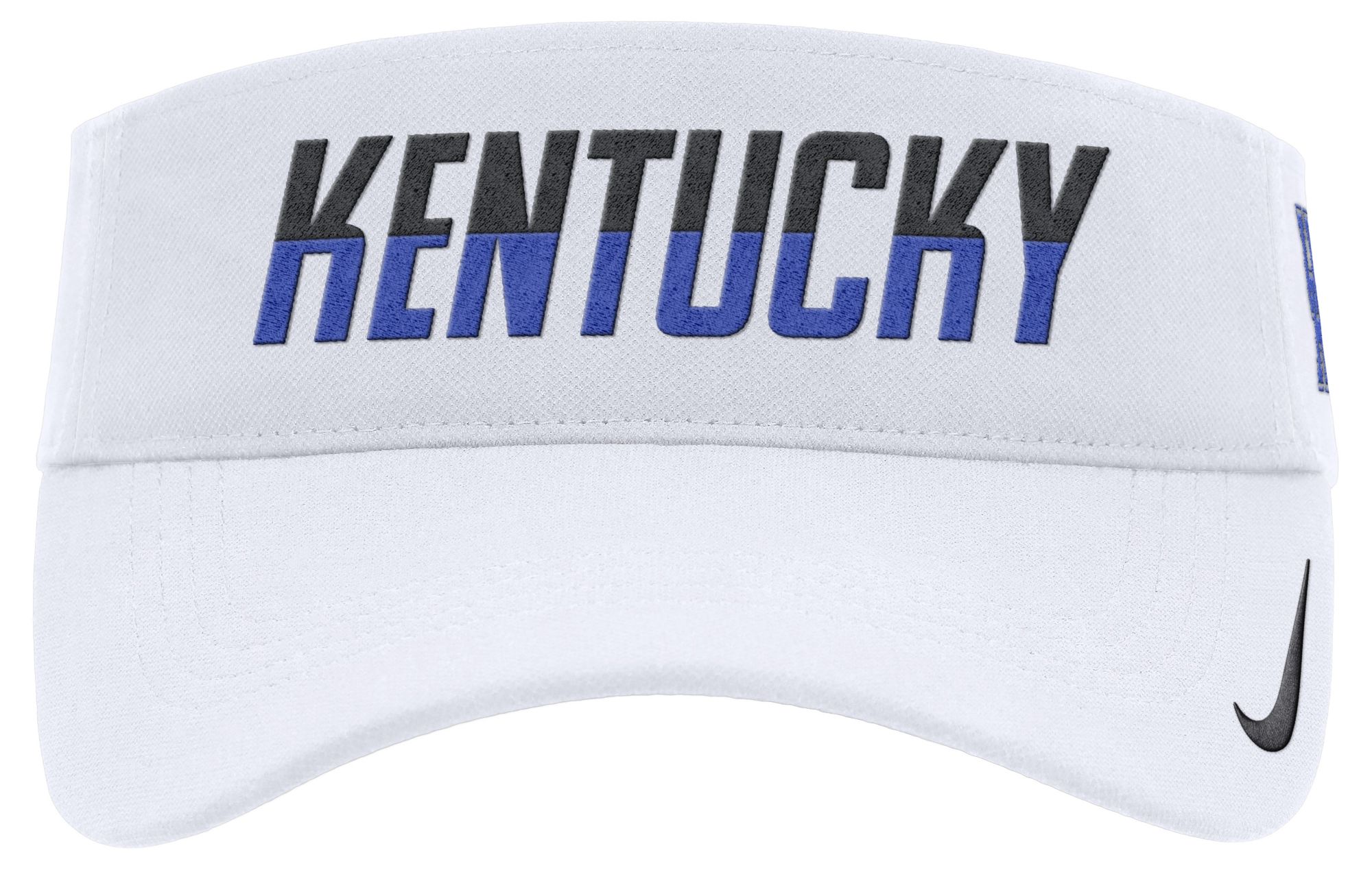 Nike Adult Kentucky Wildcats White Ace Practice Visor Cap product image