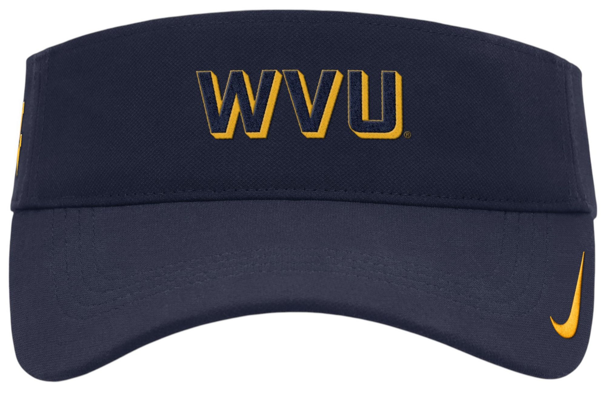 Nike Adult West Virginia Mountaineers College Navy Ace Practice Visor product image