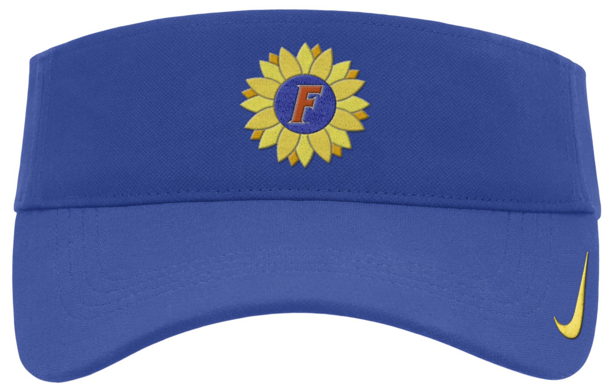 Nike Adult Florida Gators Game Royal Sunflower Visor product image