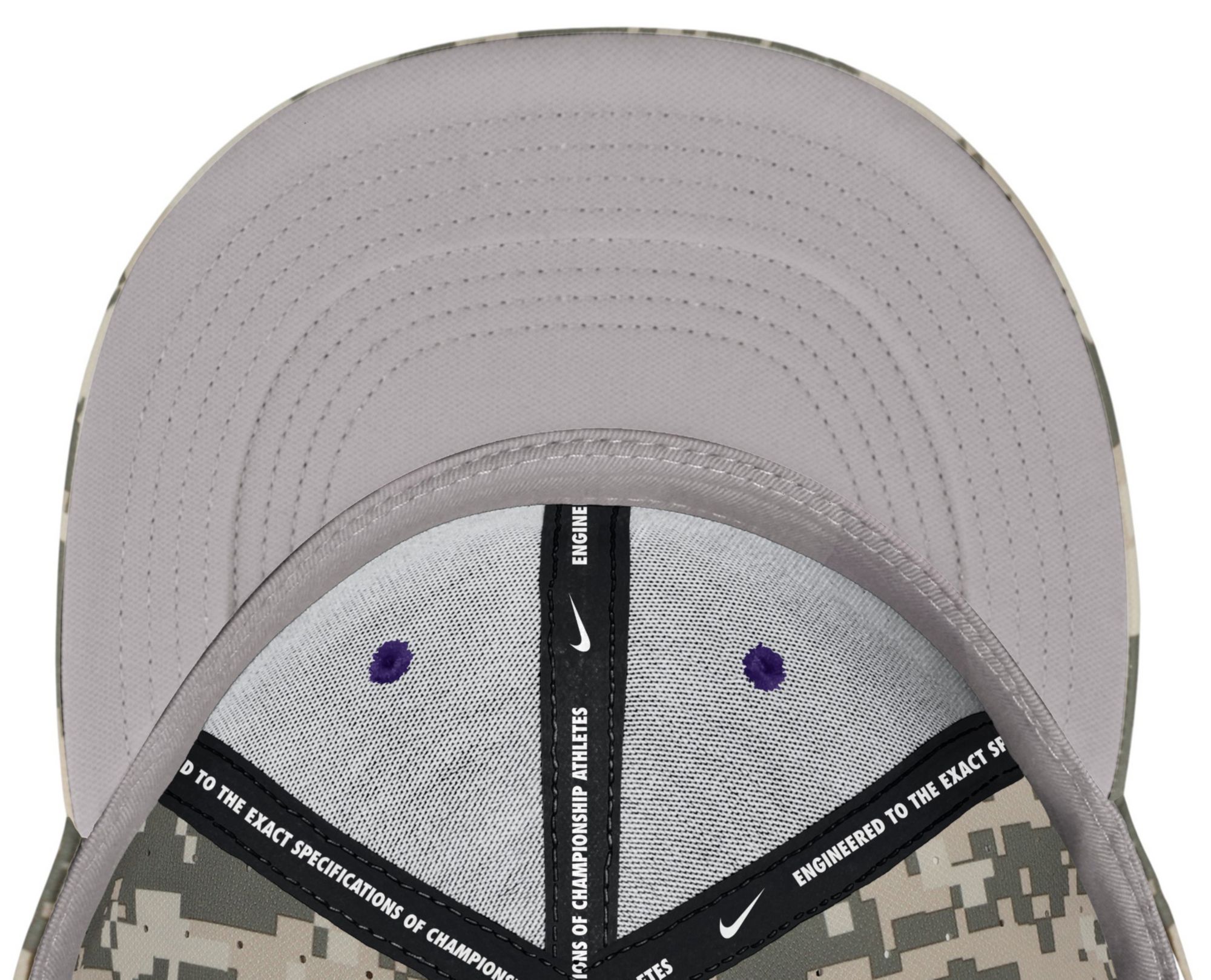 Nike Adult LSU Tigers Camo Aero True Fitted Hat product image