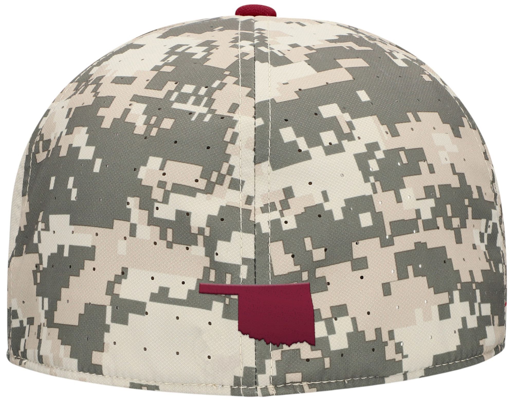 Nike Adult Oklahoma Sooners Camo Aero True Fitted Hat product image
