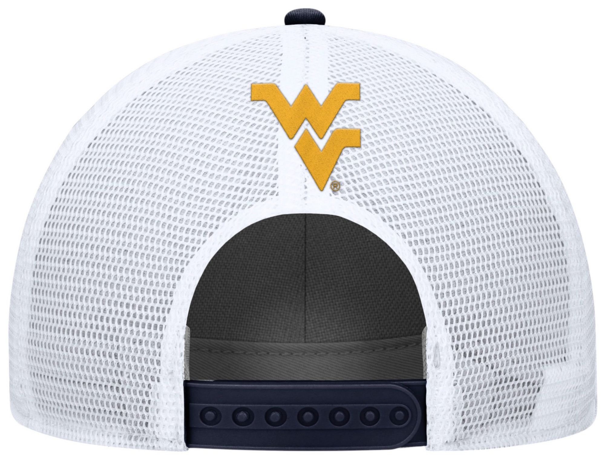 Nike Adult West Virginia Mountaineers College Navy Game Day Trucker Adjustable Hat product image
