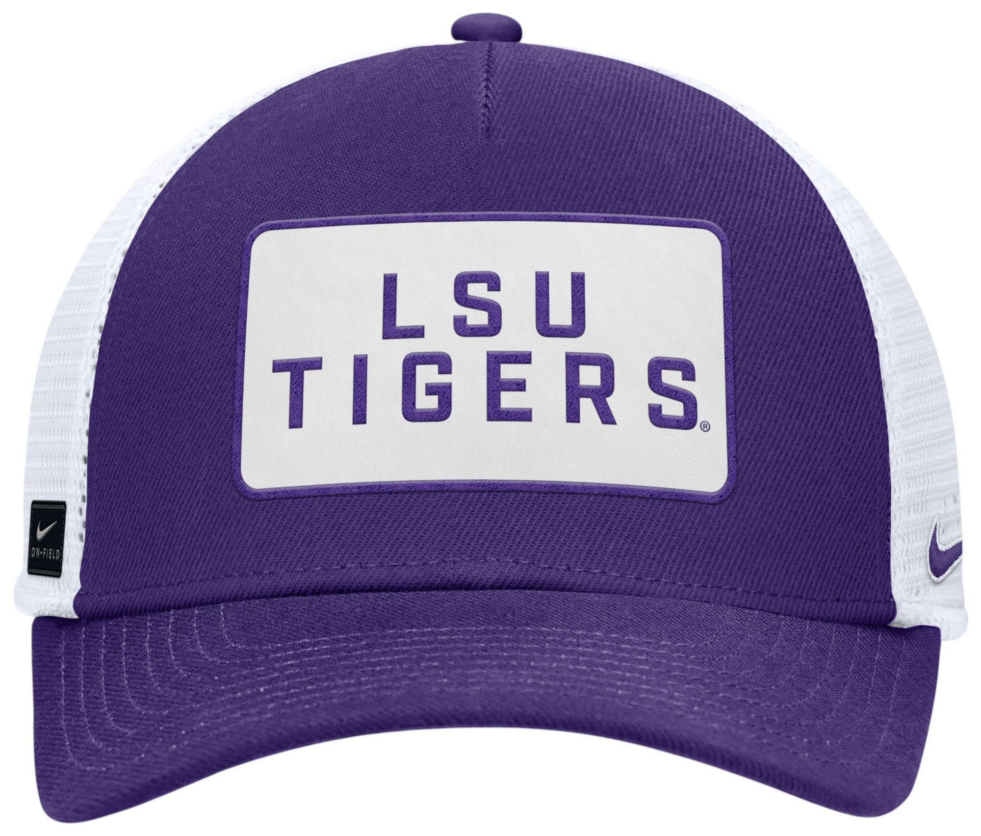Nike Adult LSU Tigers Court Purple Game Day Trucker Adjustable Hat product image