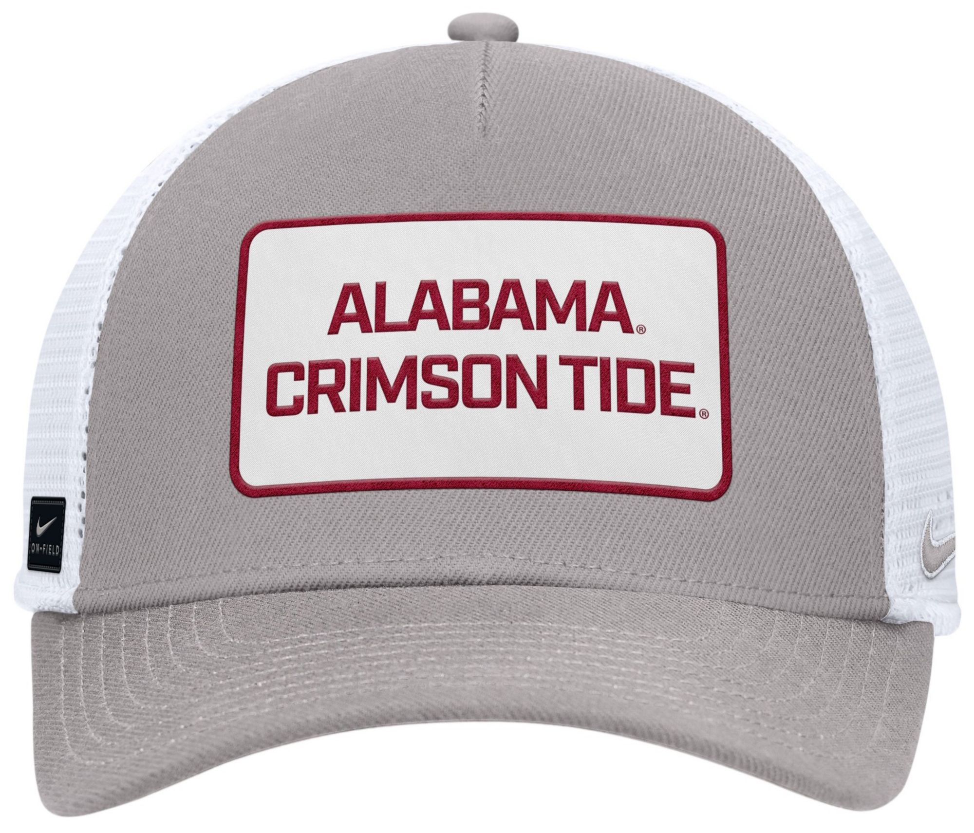 Nike Adult Alabama Crimson Tide Pewter Grey Game Day Trucker Adjustable Hat product image