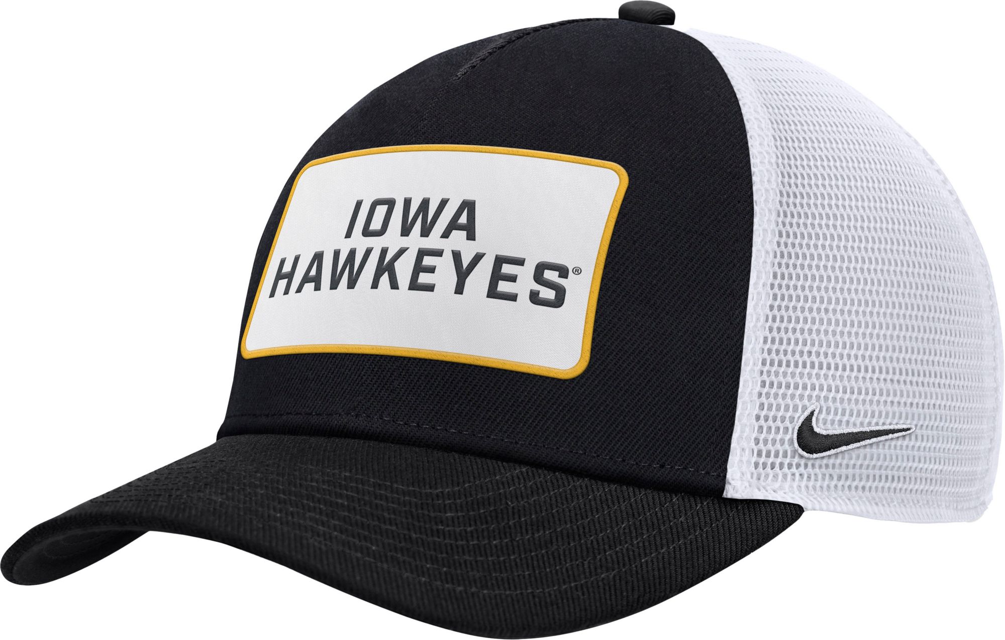 Nike Adult Iowa Hawkeyes Black Gameday Adjustable Trucker Hat product image