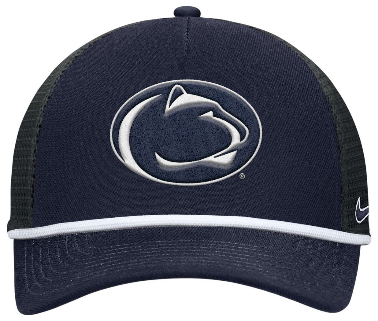 Nike Adult Penn State Nittany Lions College Navy Rope Adjustable Trucker Hat product image