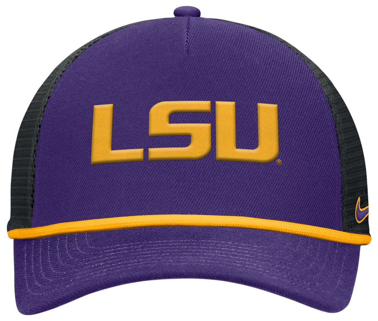 Nike Adult LSU Tigers Court Purple Rope Adjustable Trucker Hat product image