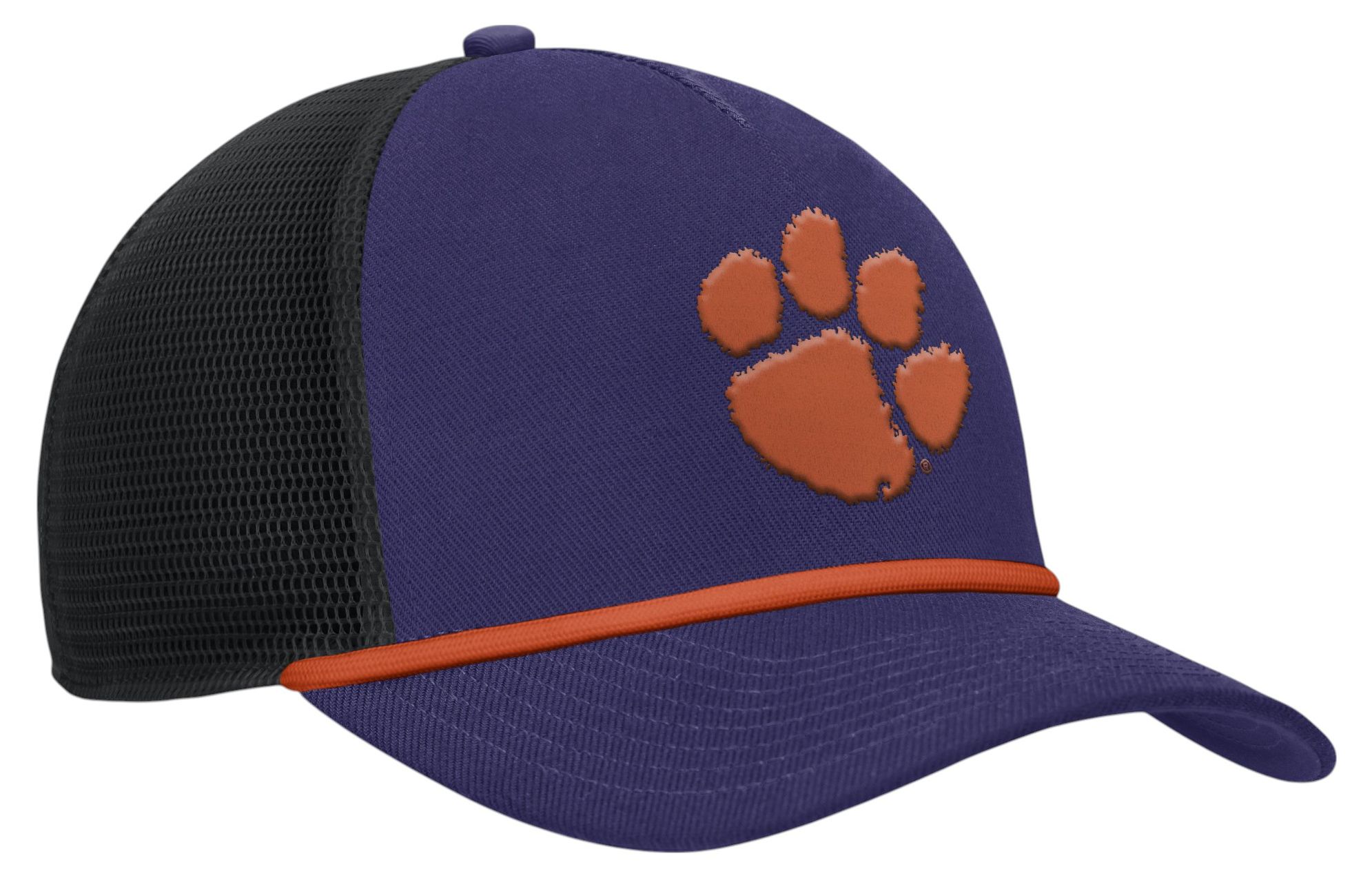 Nike Adult Clemson Tigers New Orchid Rope Adjustable Trucker Hat product image