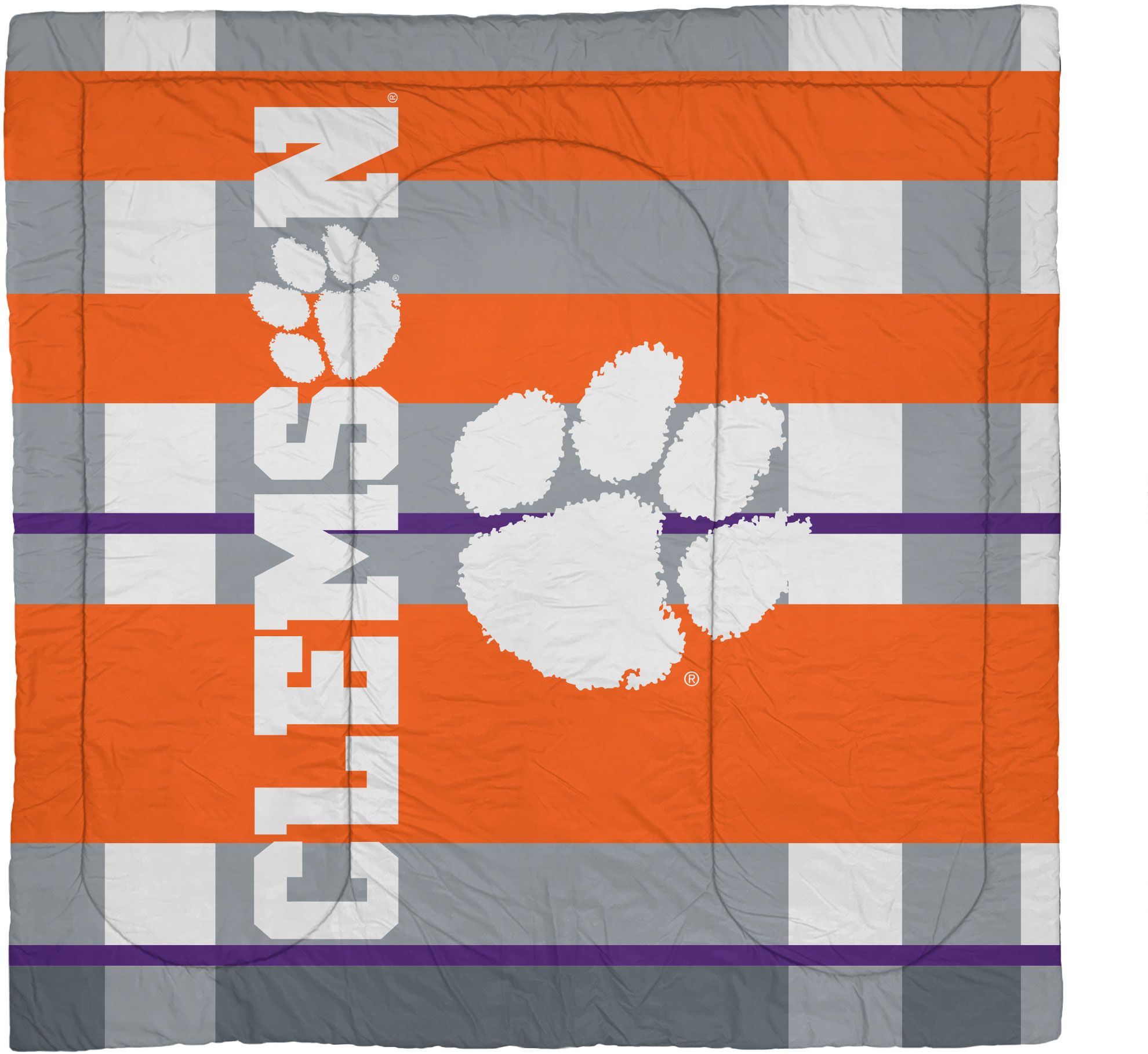 Pegasus Sports Clemson Tigers 3-Piece Queen Bedding Set product image