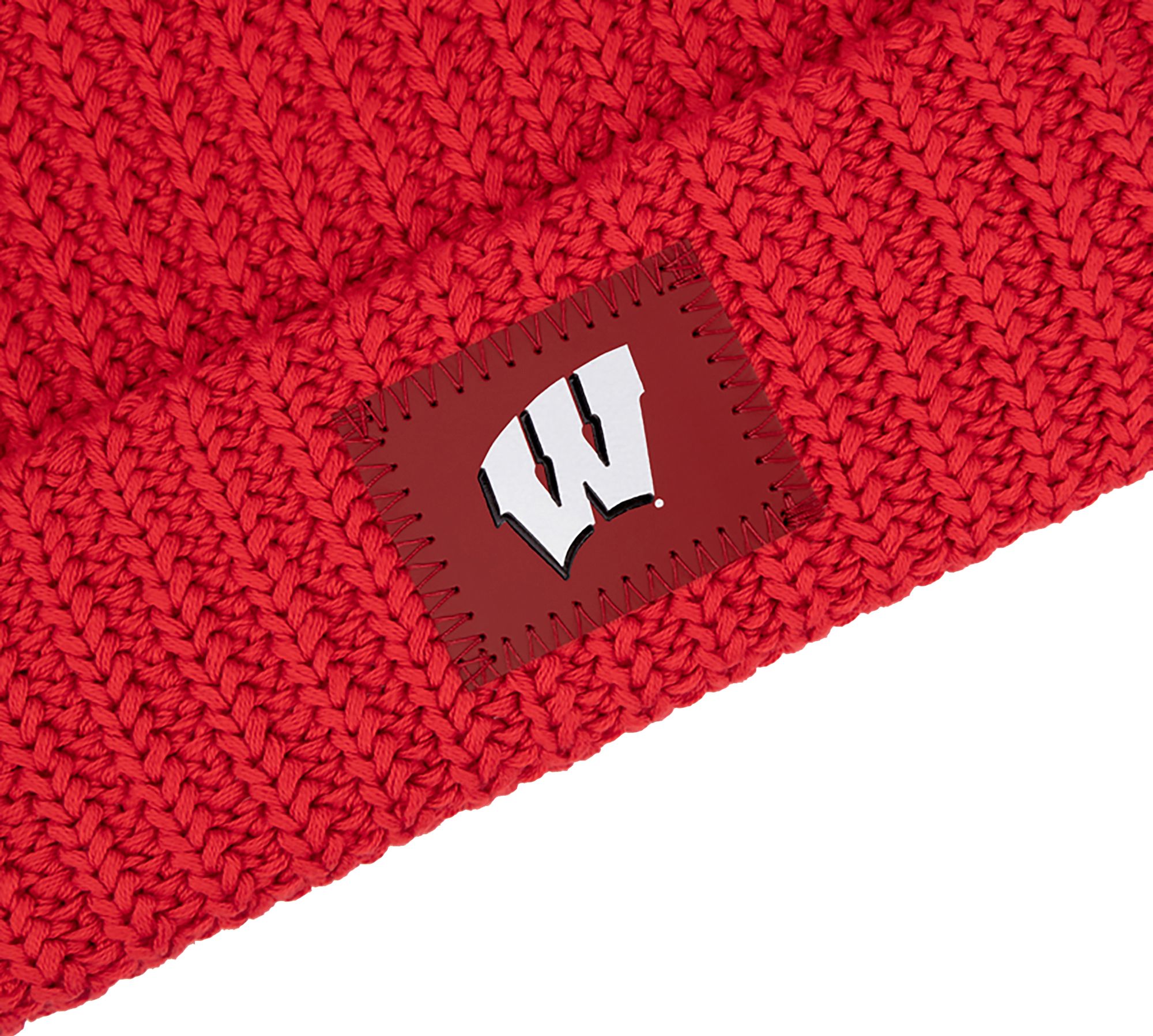 Love Your Melon Wisconsin Badgers Red Pom Knit Beanie product image