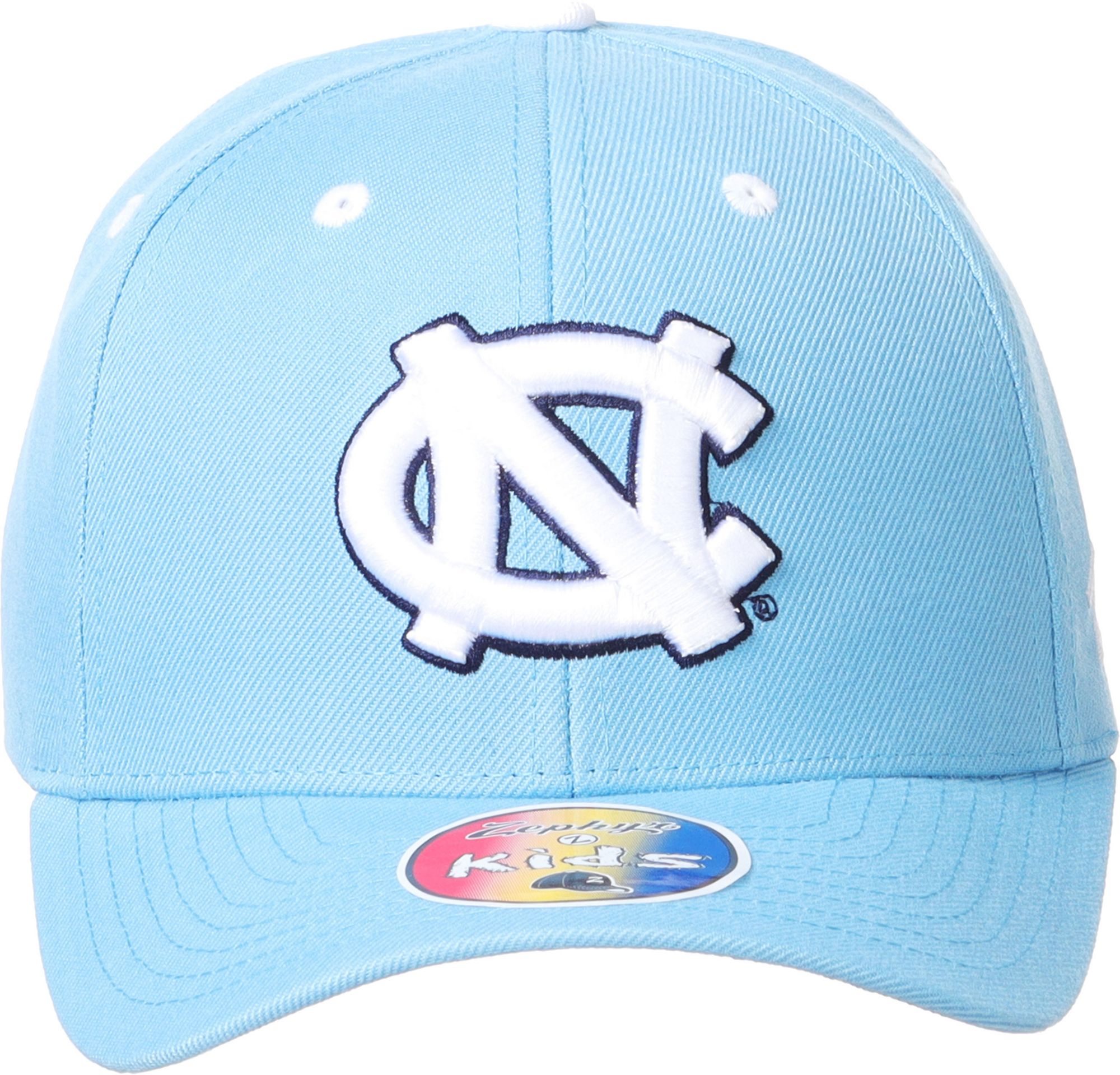 Zephyr Youth North Carolina Tar Heels Carolina Blue Camp Adjustable Hat product image