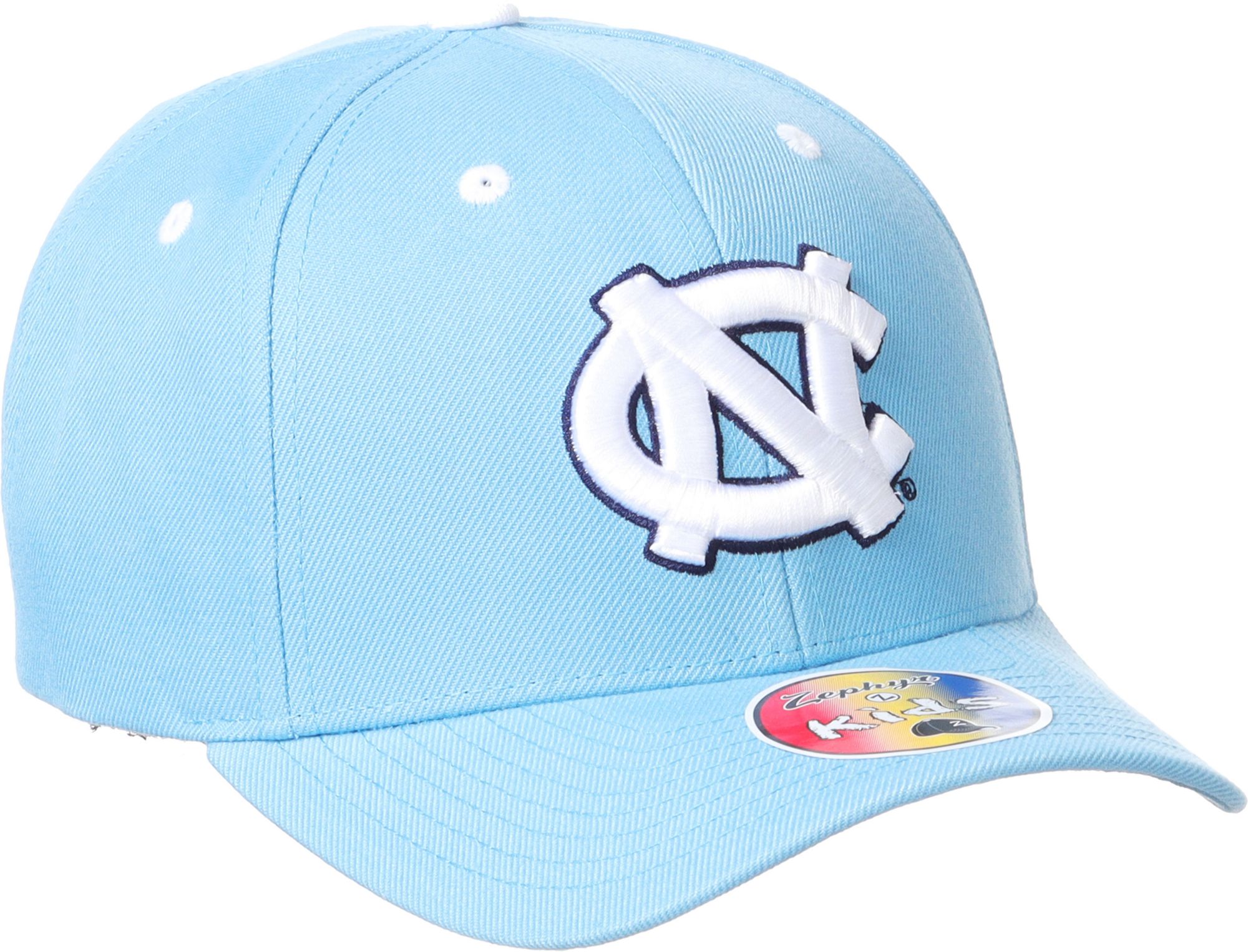 Zephyr Youth North Carolina Tar Heels Carolina Blue Camp Adjustable Hat product image