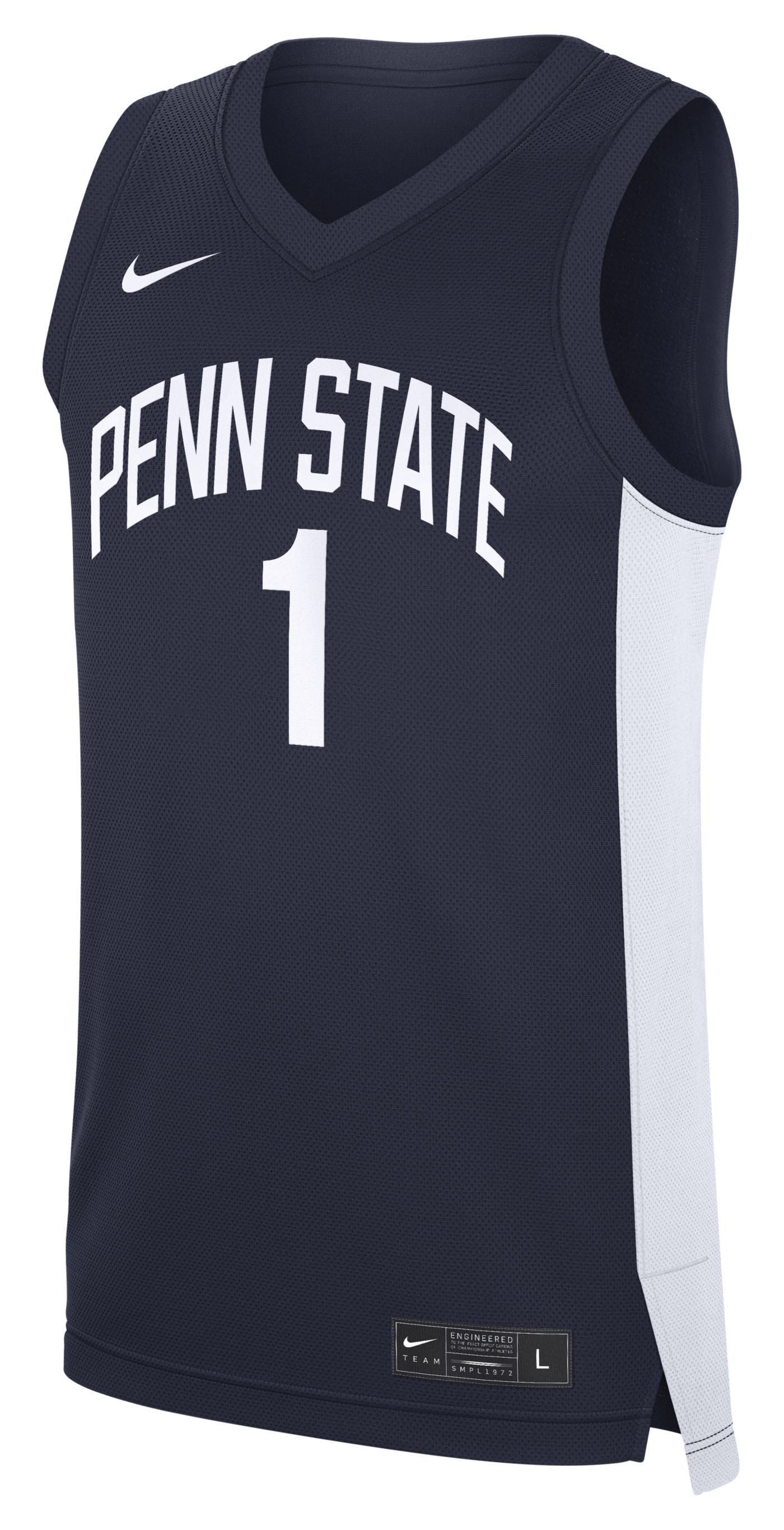 Nike Men s Penn State Nittany Lions Blue Replica Basketball Jersey Dick s Sporting Goods