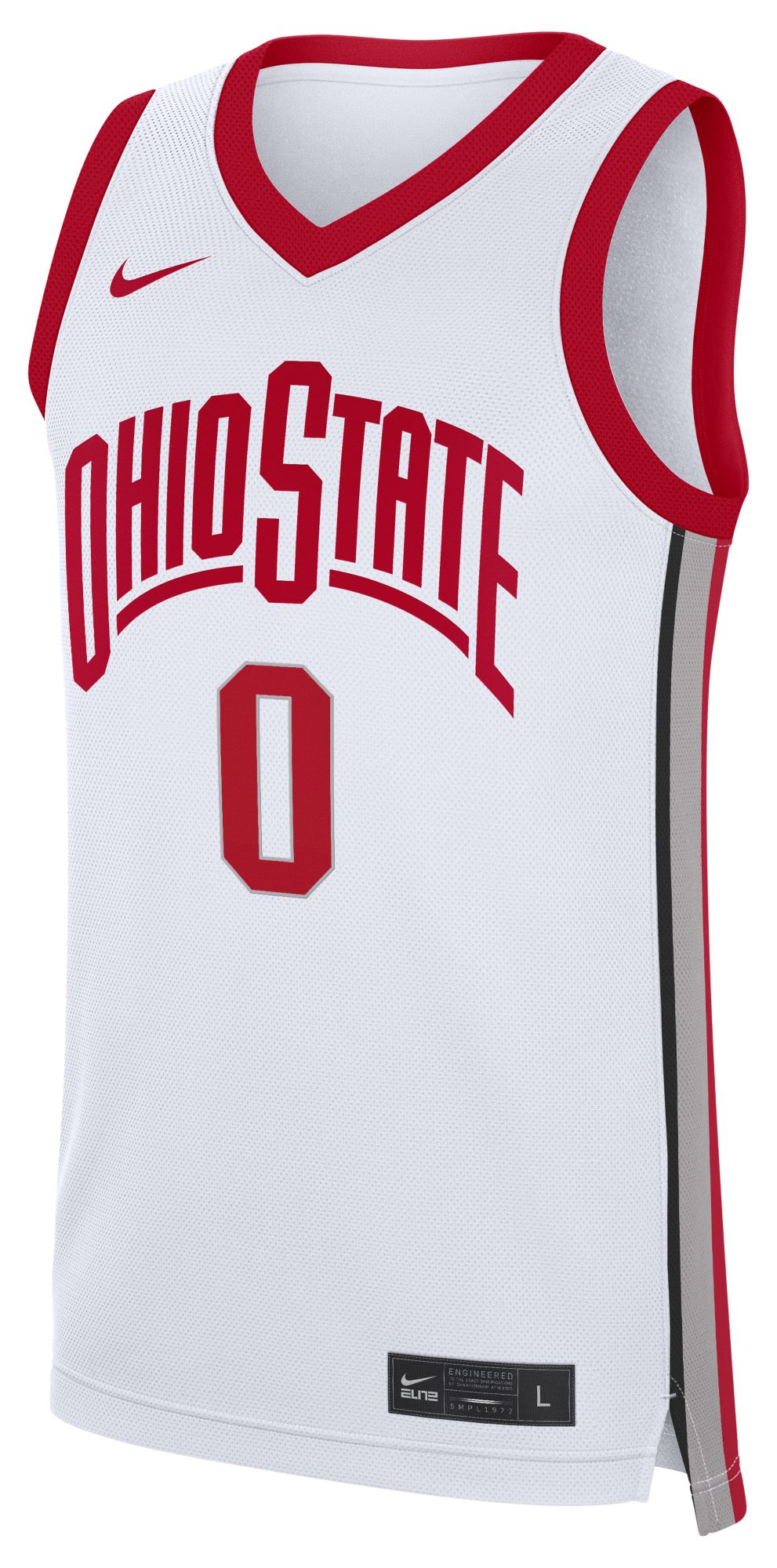 Nike Men's Ohio State Buckeyes White Replica Basketball Jersey product image