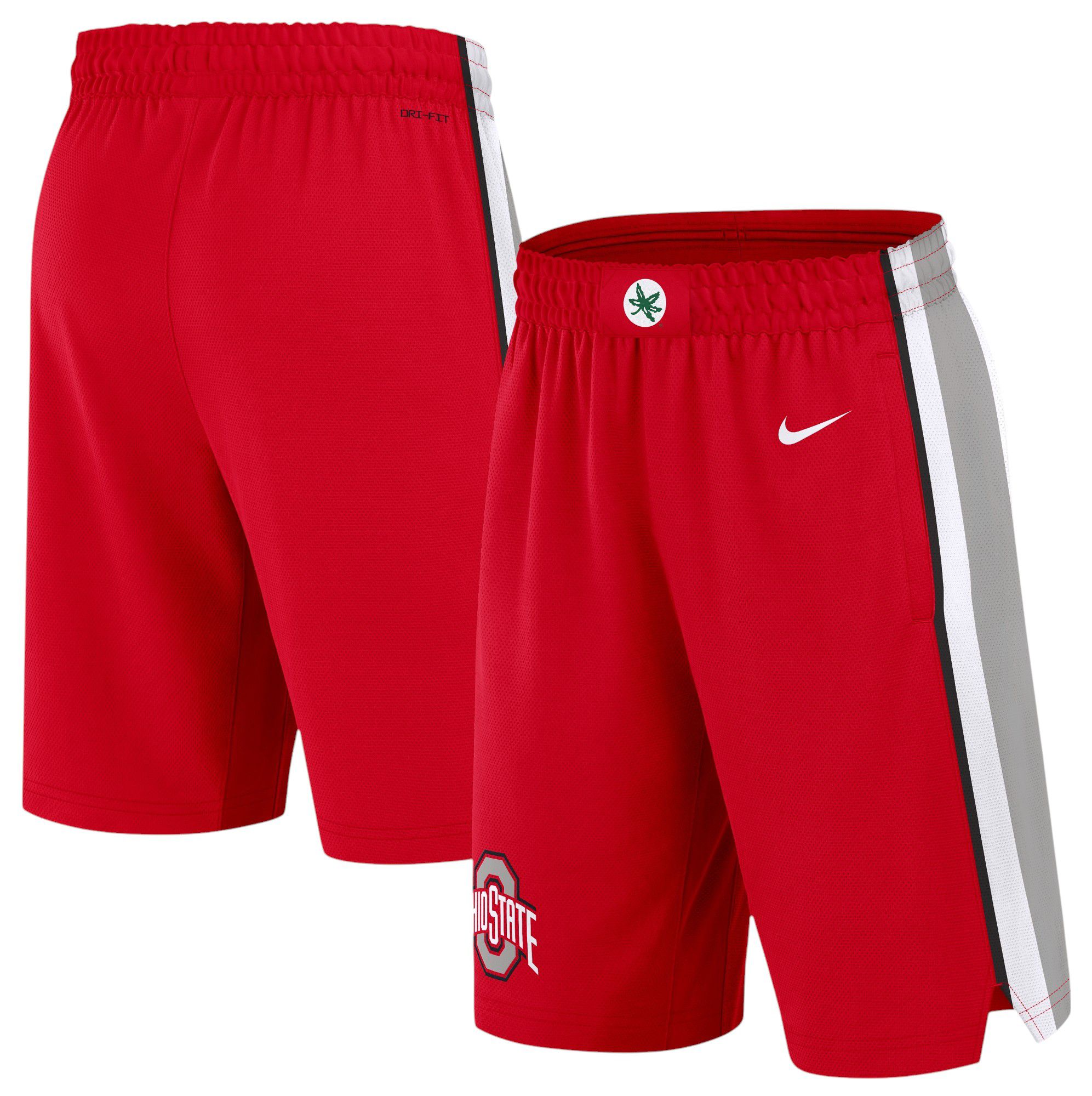 Nike Men's Ohio State Buckeyes University Red Replica Basketball Shorts product image