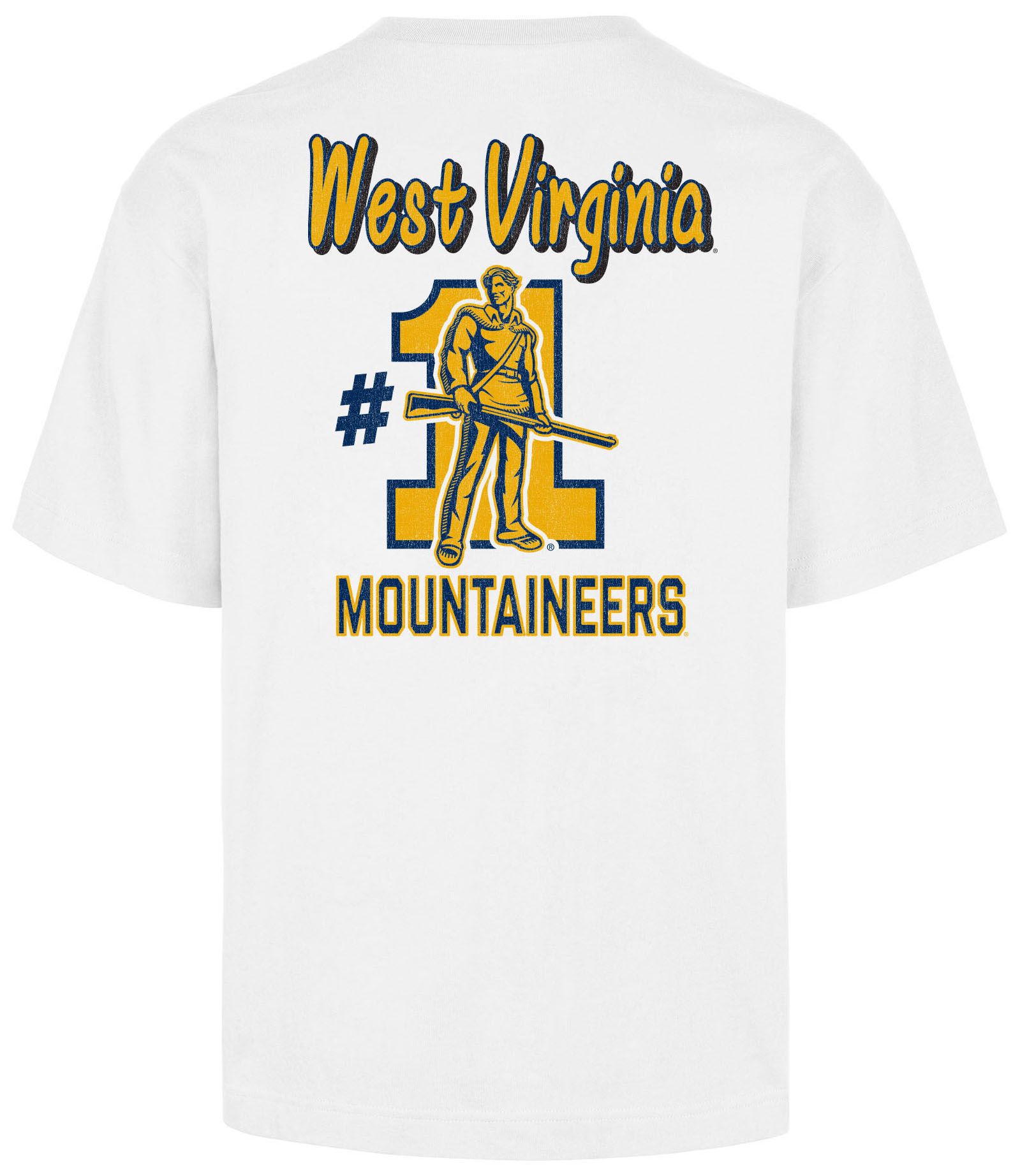 '47 Men's West Virginia Mountaineers White Big and Tall T-Shirt product image