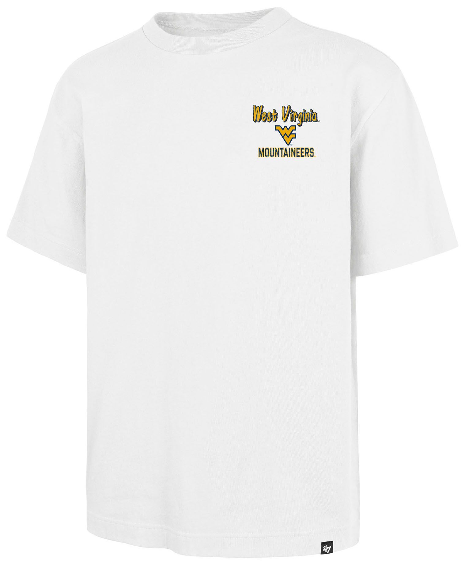 '47 Men's West Virginia Mountaineers White Big and Tall T-Shirt product image