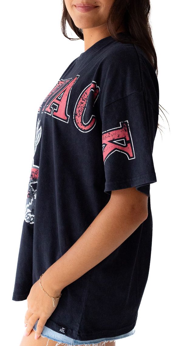 Gameday Social Women's NC State Wolfpack Washed Black The Band Short Sleeve T-Shirt product image