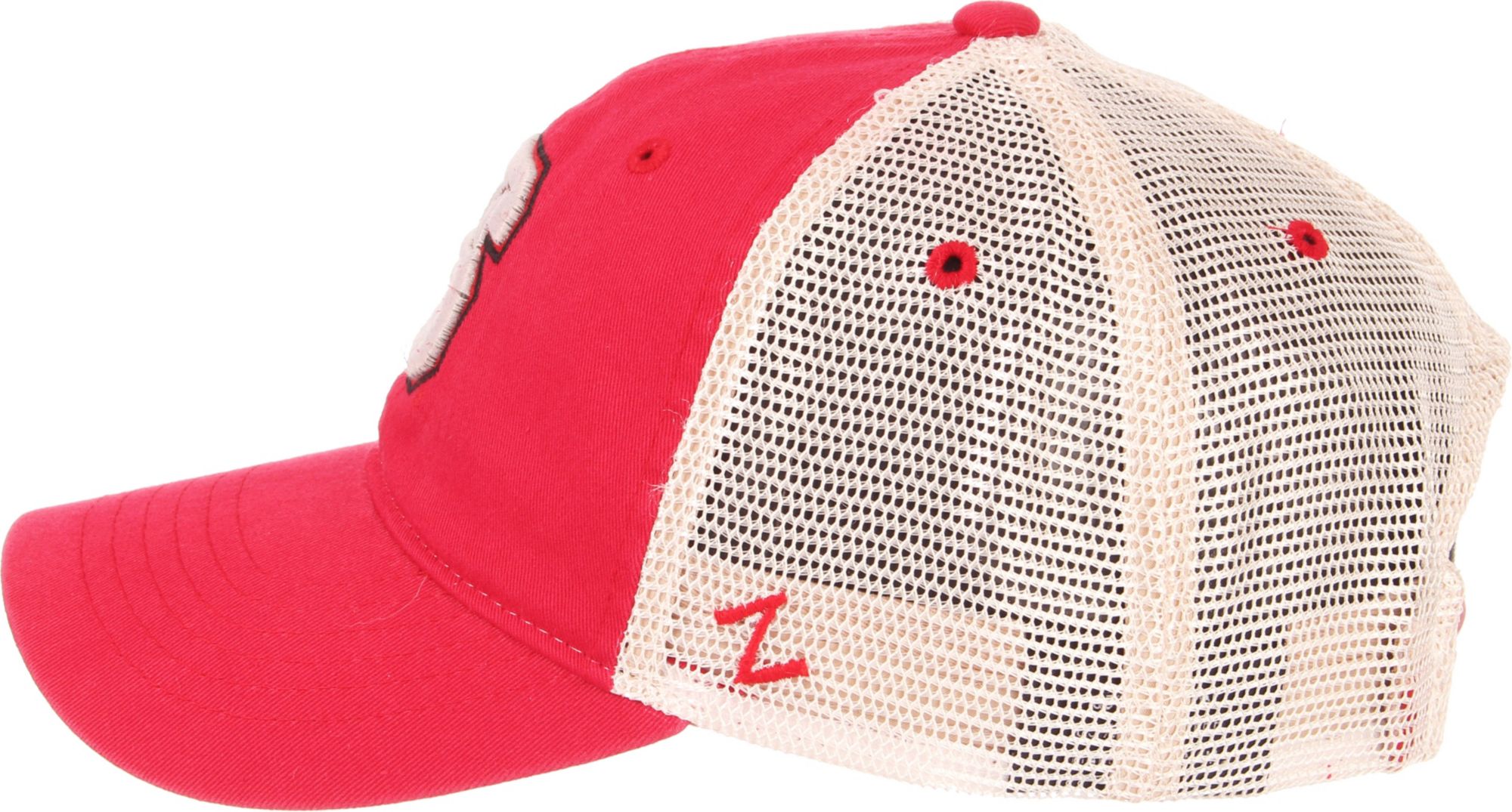 Zephyr Men's NC State Wolfpack Red University Trucker Adjustable Hat product image