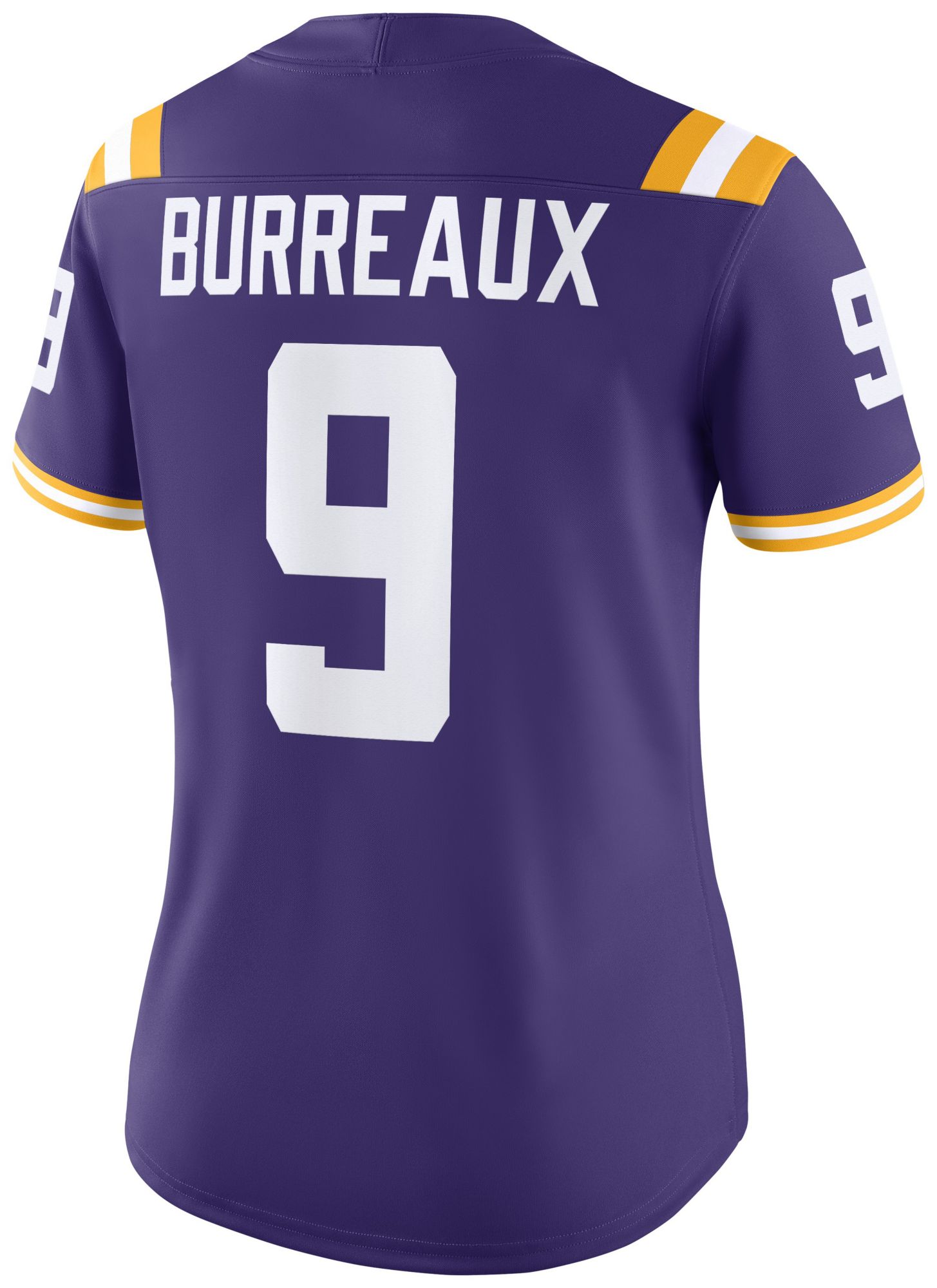 Nike Women's LSU Tigers Joe Burreaux #9 Purple Replica Football Jersey product image