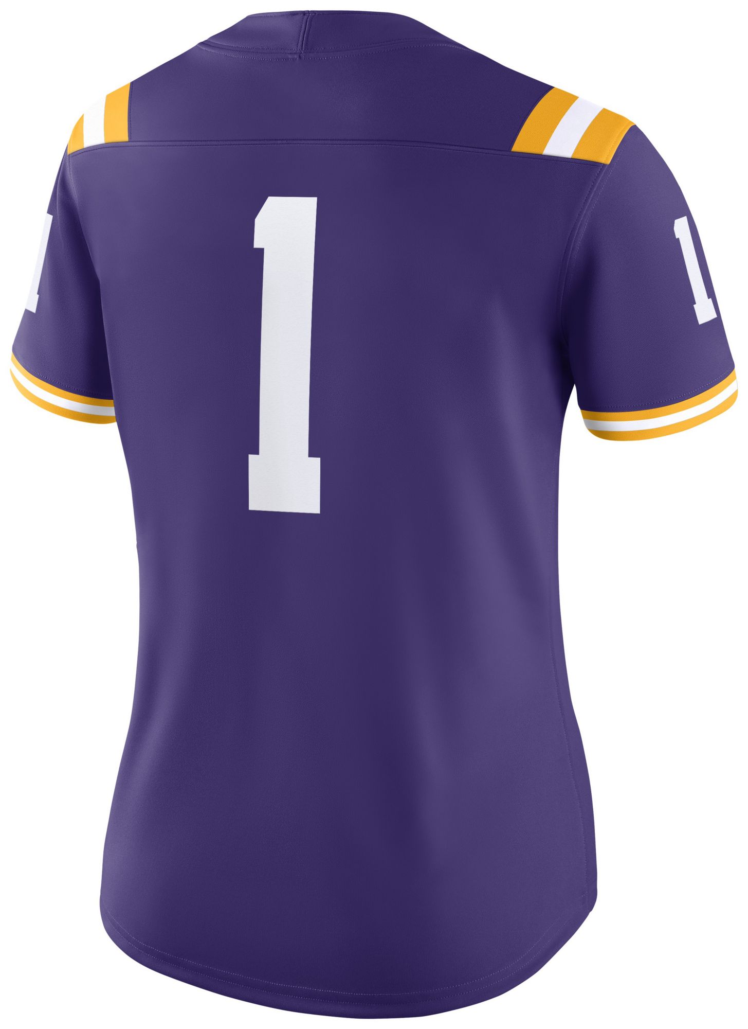 Nike Women's LSU Tigers #1 Purple Dri-FIT Replica Football Game Jersey product image