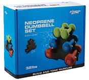 Fitness Gear 32 lb. Neoprene Dumbbell Kit product image