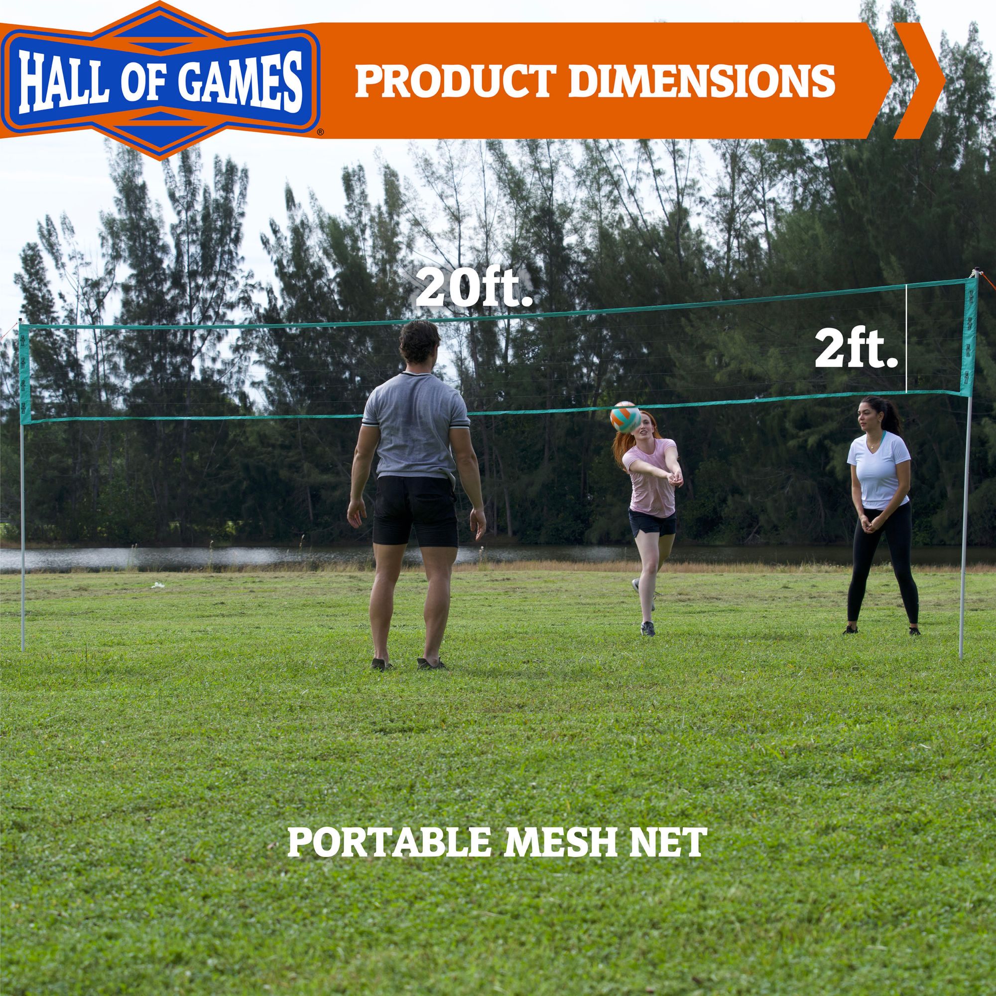 Hall of Games 20' Volleyball Net Set with Bag product image