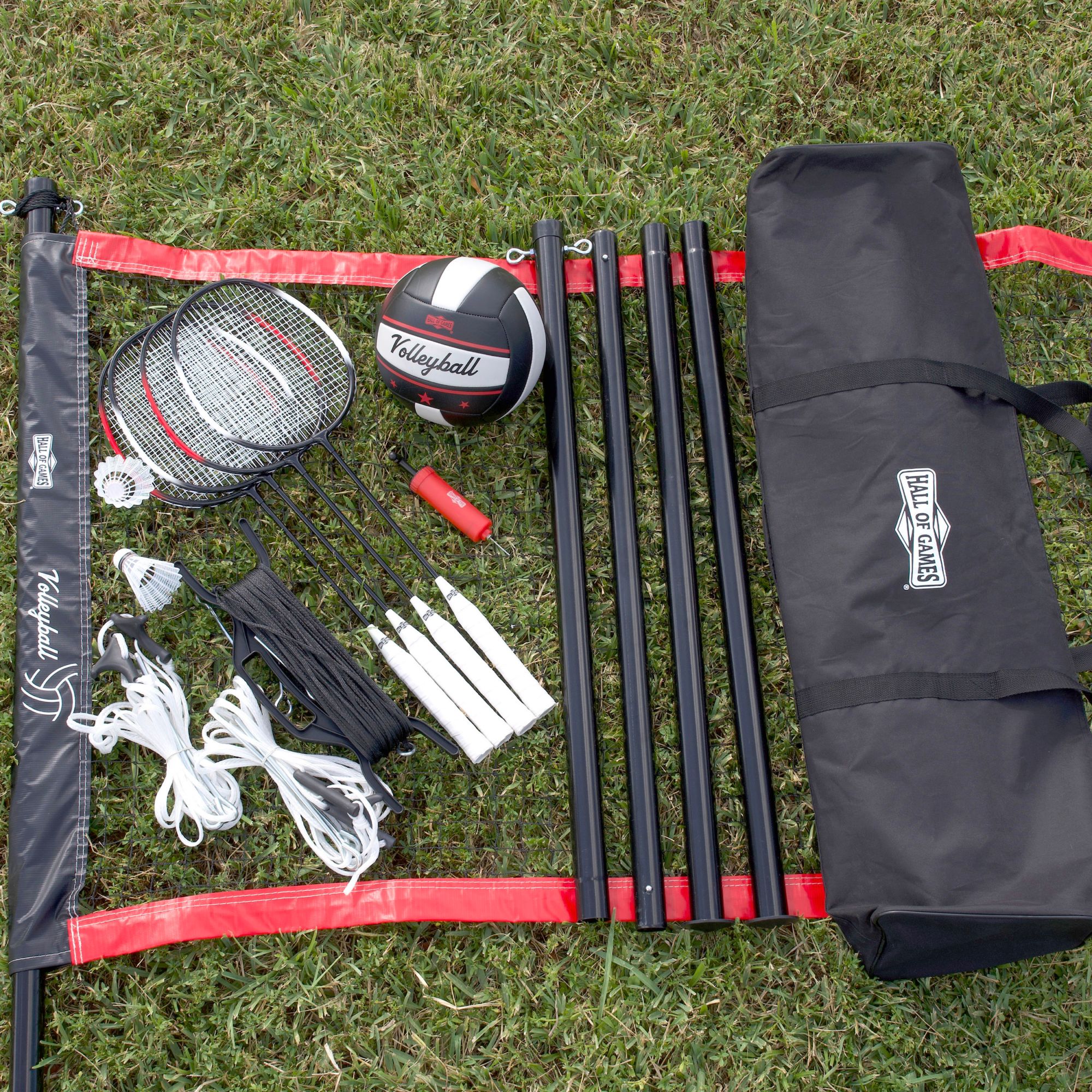 Hall of Games 32' Volleyball and Badminton Set product image
