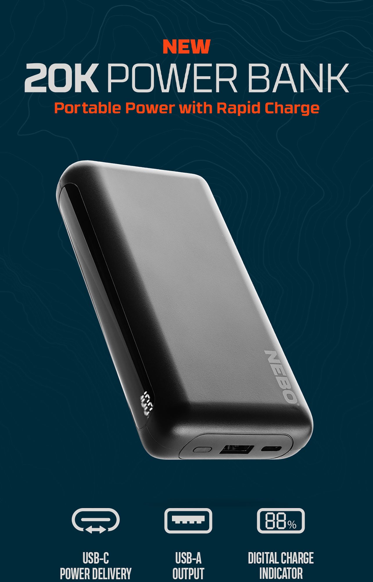 Nebo 20K Portable Power Bank product image