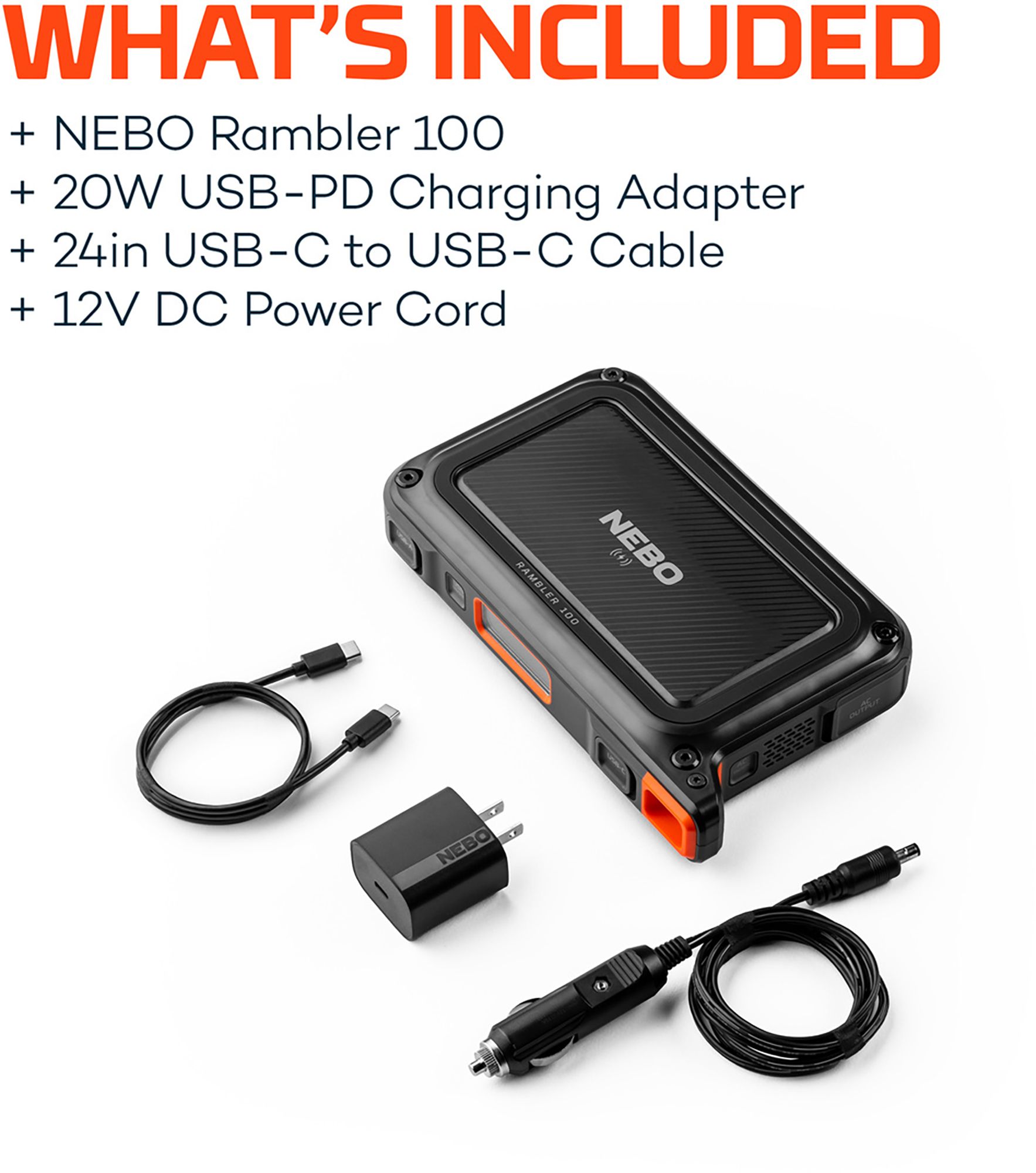 NEBO Rambler 100 Portable Power Station product image