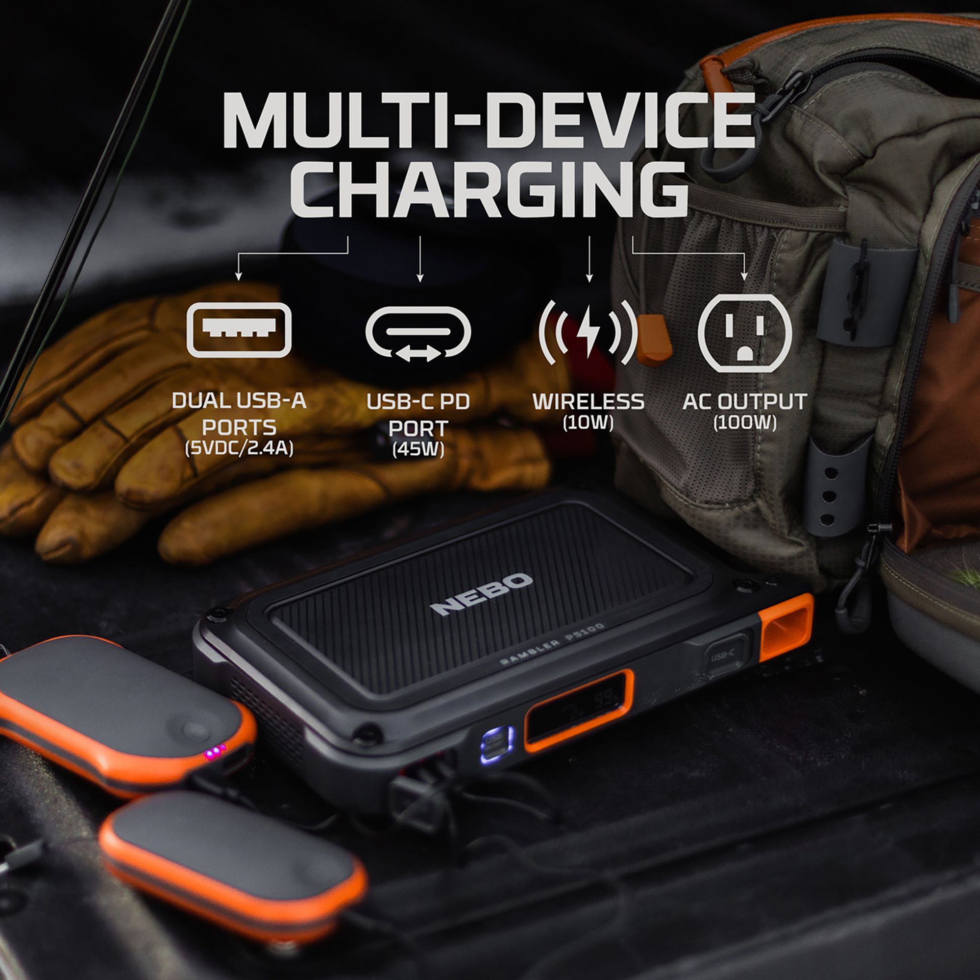 NEBO Rambler 100 Portable Power Station product image