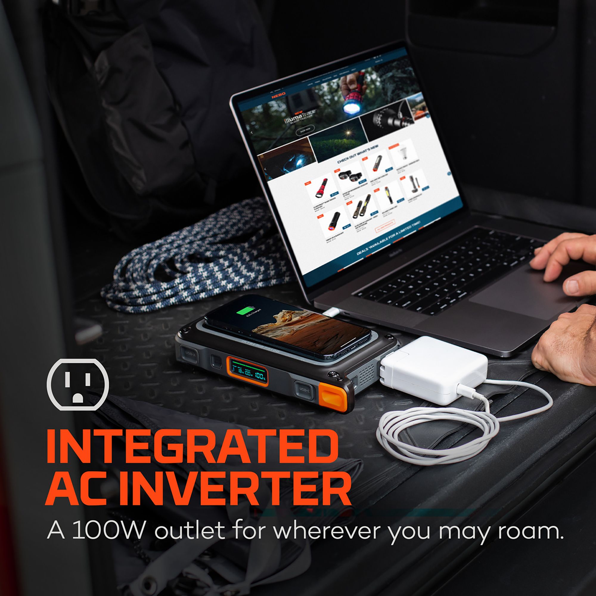 NEBO Rambler 100 Portable Power Station product image