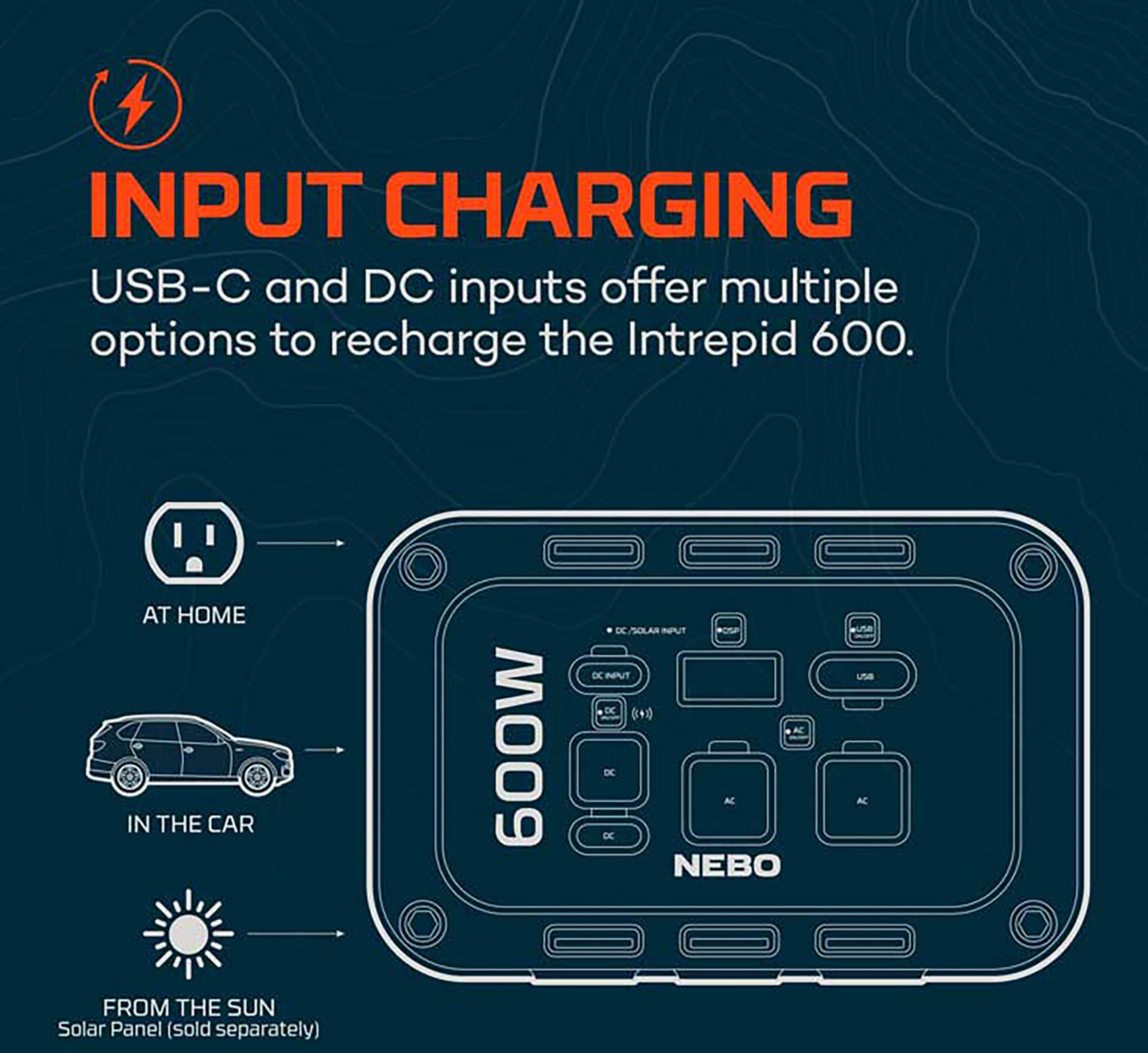 NEBO Intrepid 600 Power Station product image