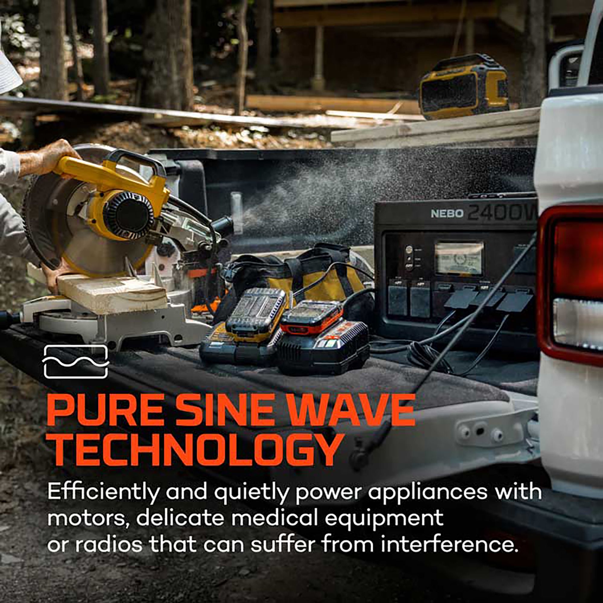 NEBO Pinnacle 2400 Power Station product image