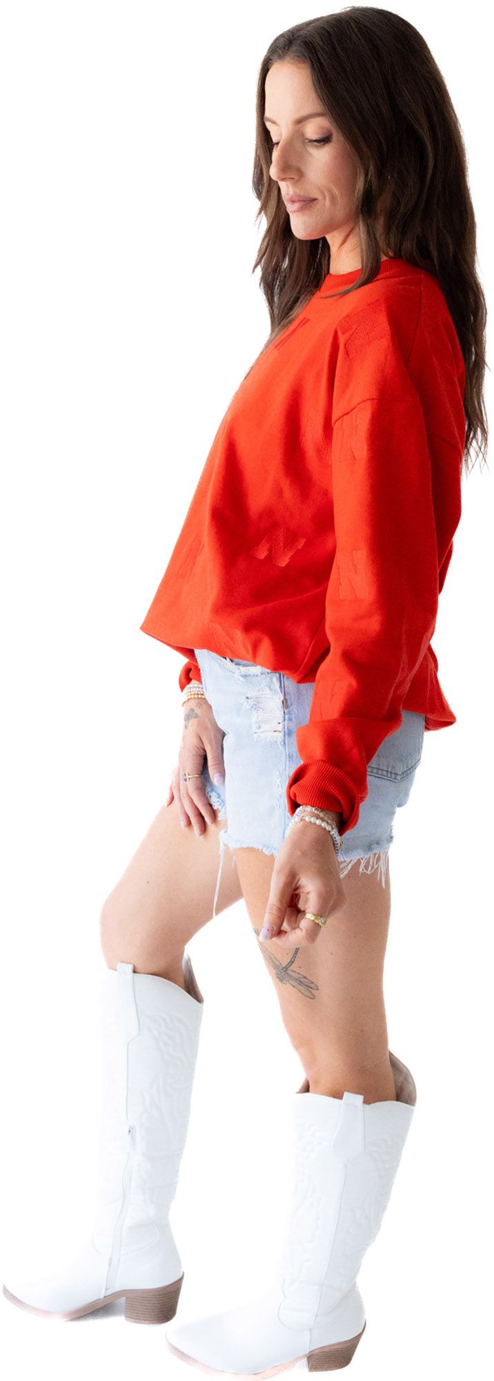 Gameday Social Women's Nebraska Cornhuskers Red Lantern Crewneck product image