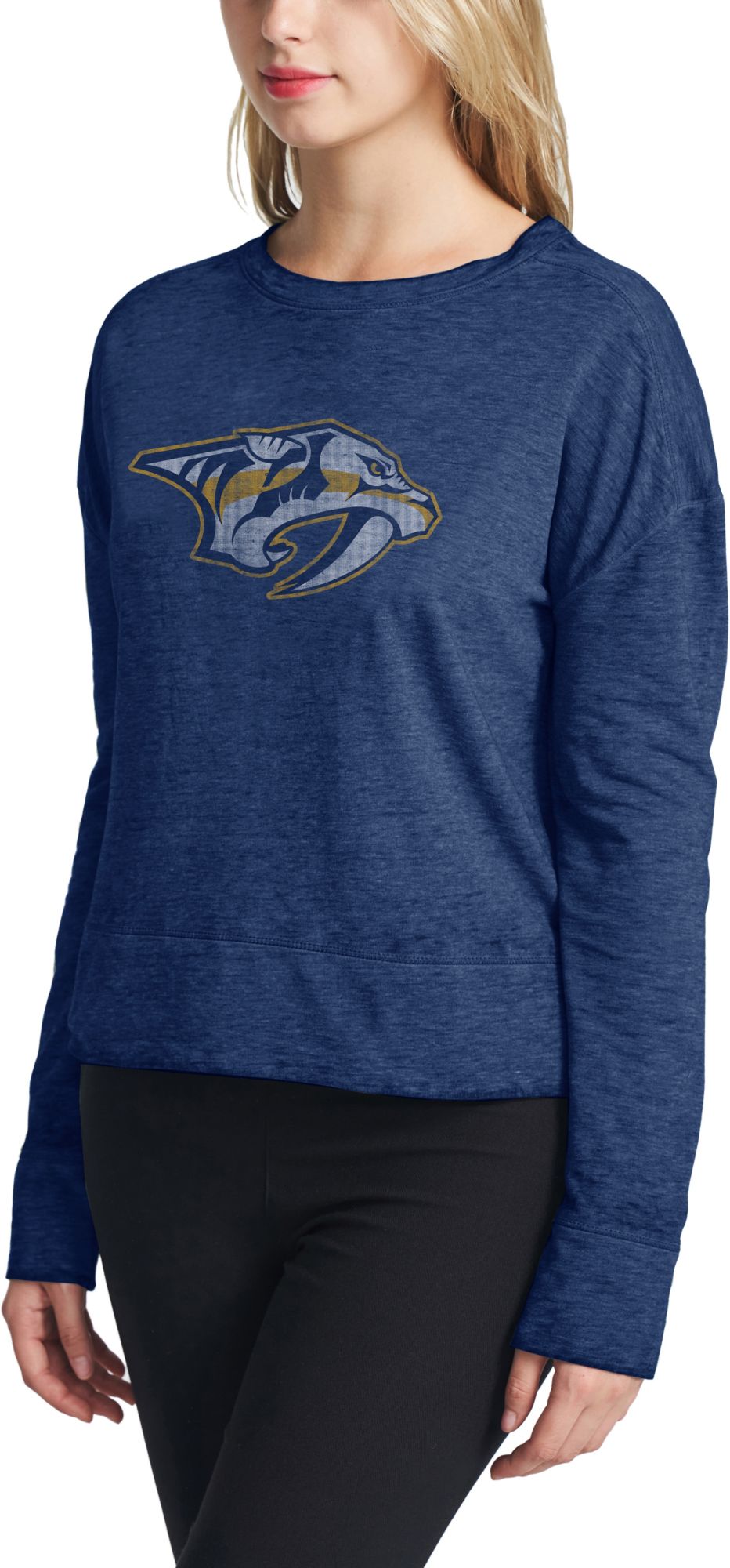 nashville predators crew neck sweatshirt