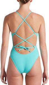 Nike Women's HydraStrong Lace Up Tie Back One Piece Swimsuit product image