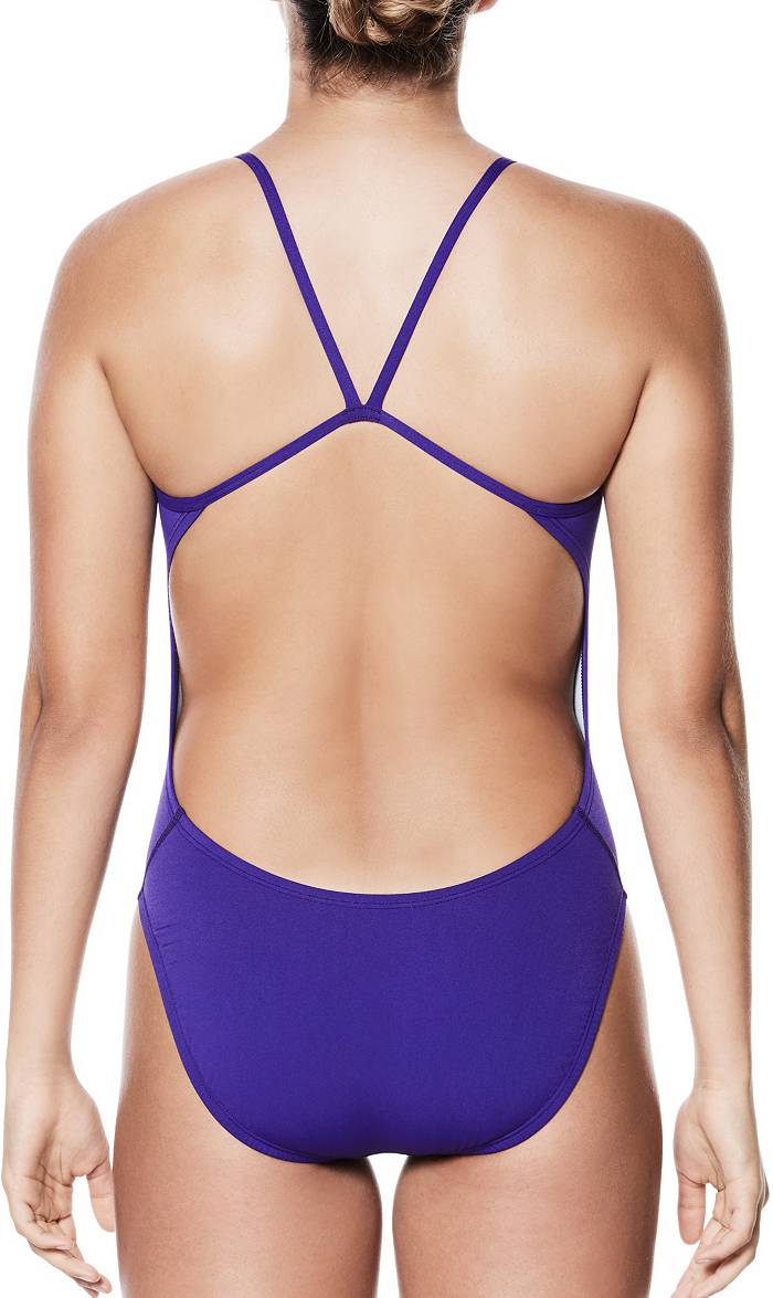 Nike Women's Hydrastrong Solid Cut-Out Back One Piece Swimsuit | Dick's Goods