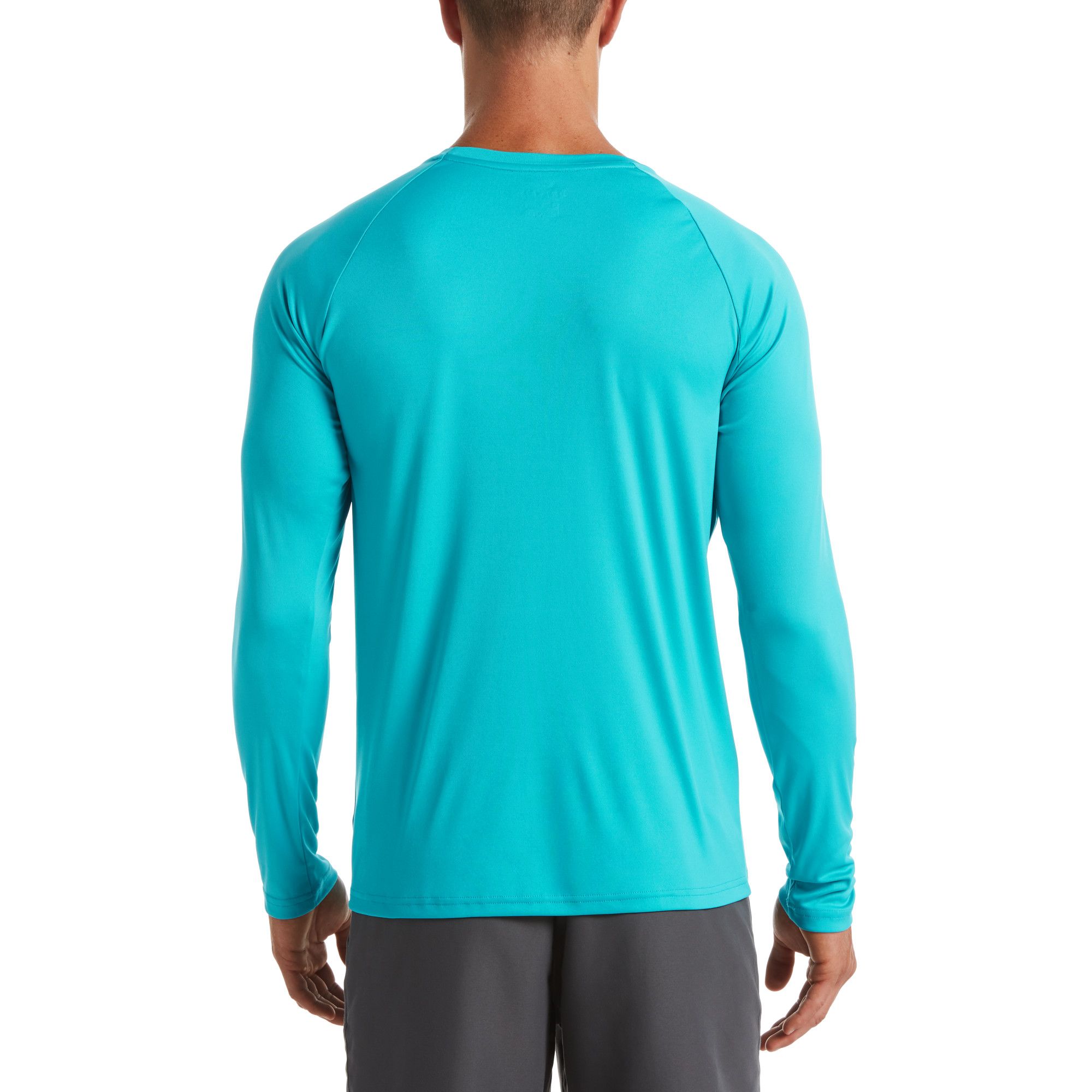 nike men's heather long sleeve hydro rash guard